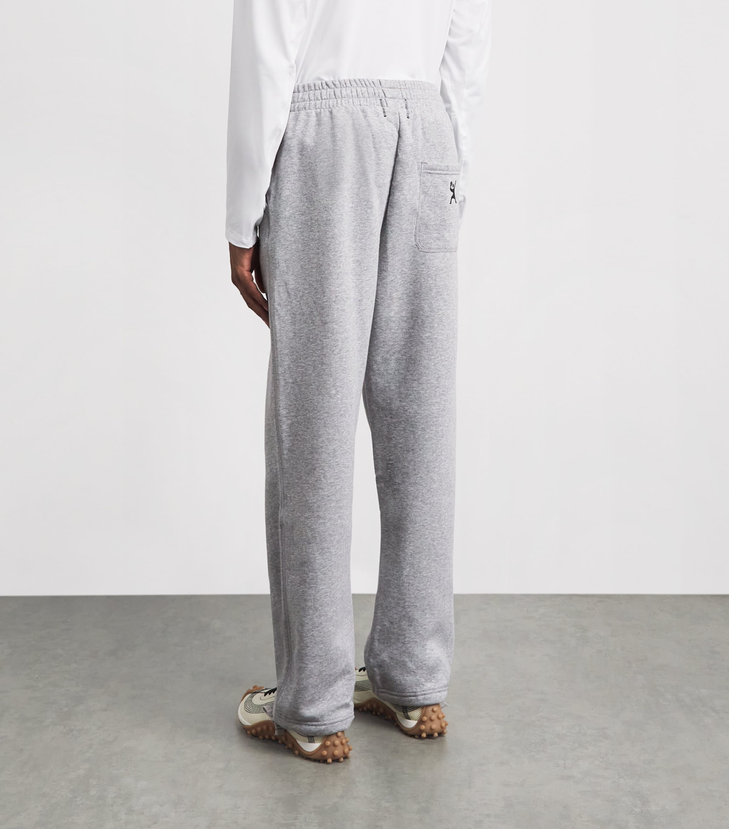 Pulco Studios Mens Relaxed Sweatpants Grey Marl Image 5