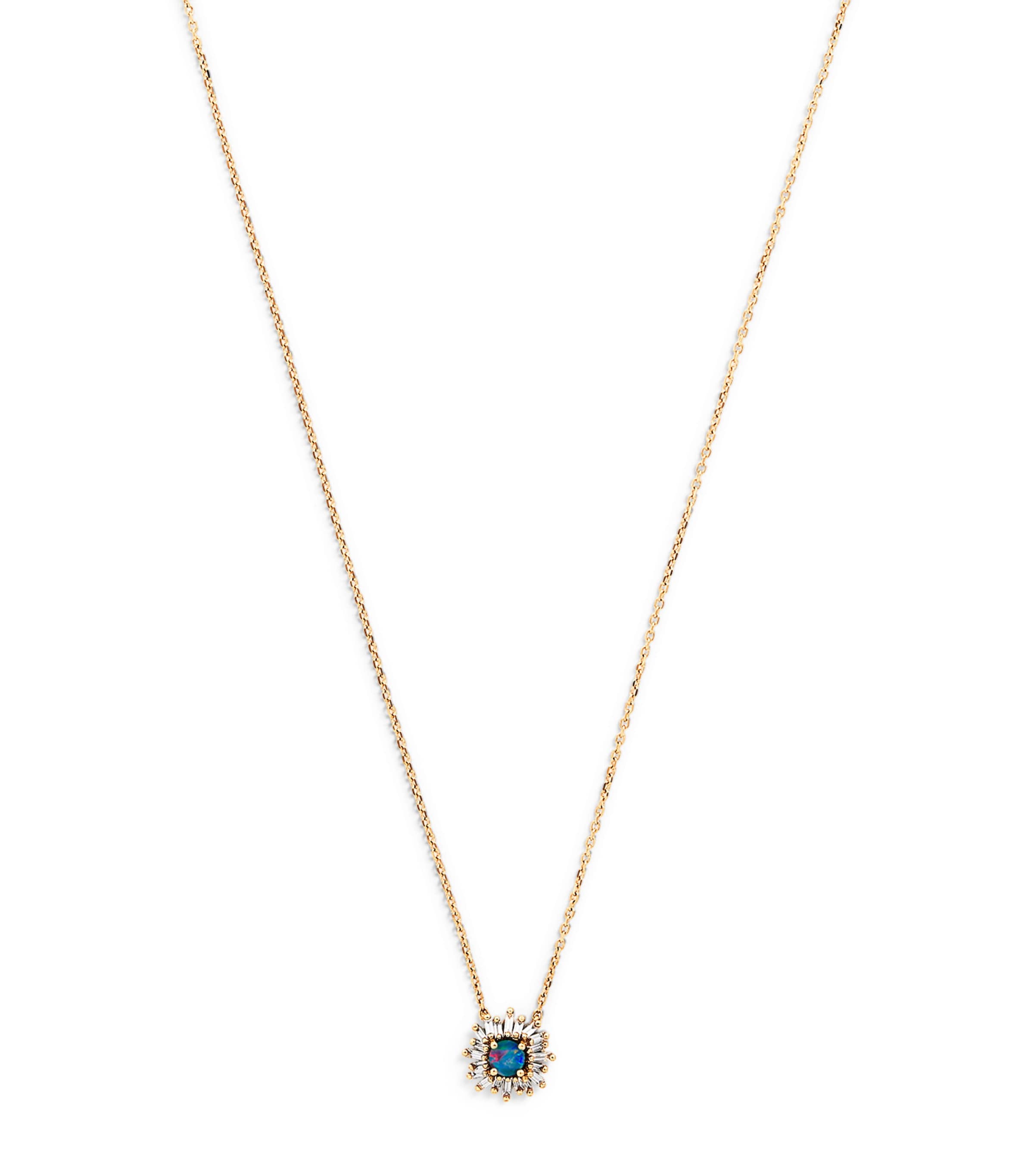 Suzanne Kalan Yellow Gold, Diamond And Opal One Of A Kind Necklace In Gold