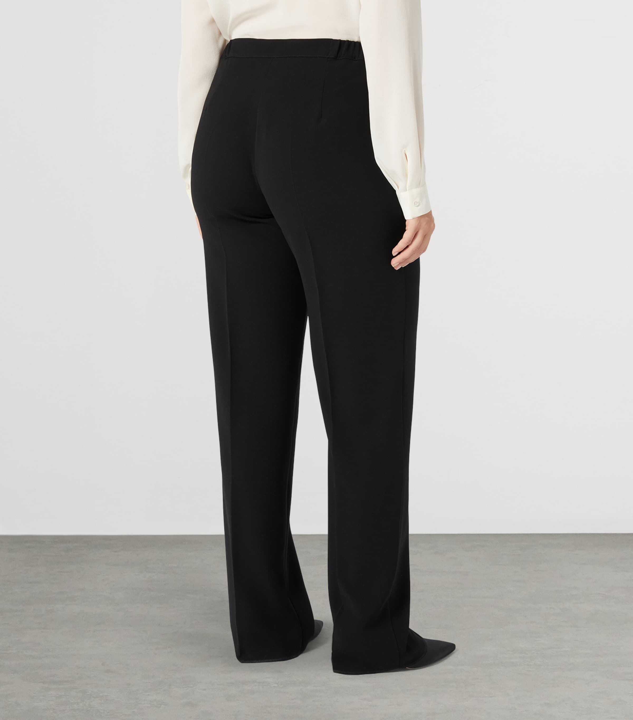 Cady Straight Trousers BLACK Image 5