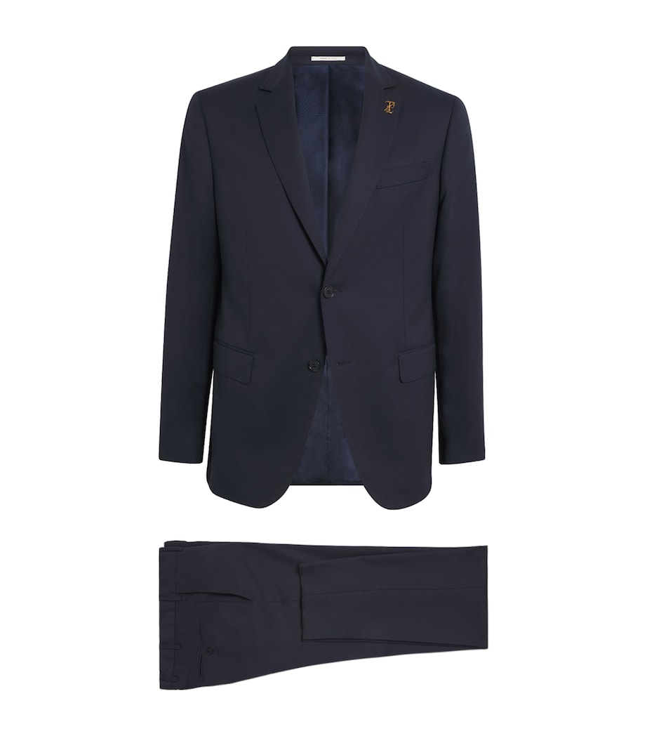 Wool 2-Piece Suit NAVY01' Image 1