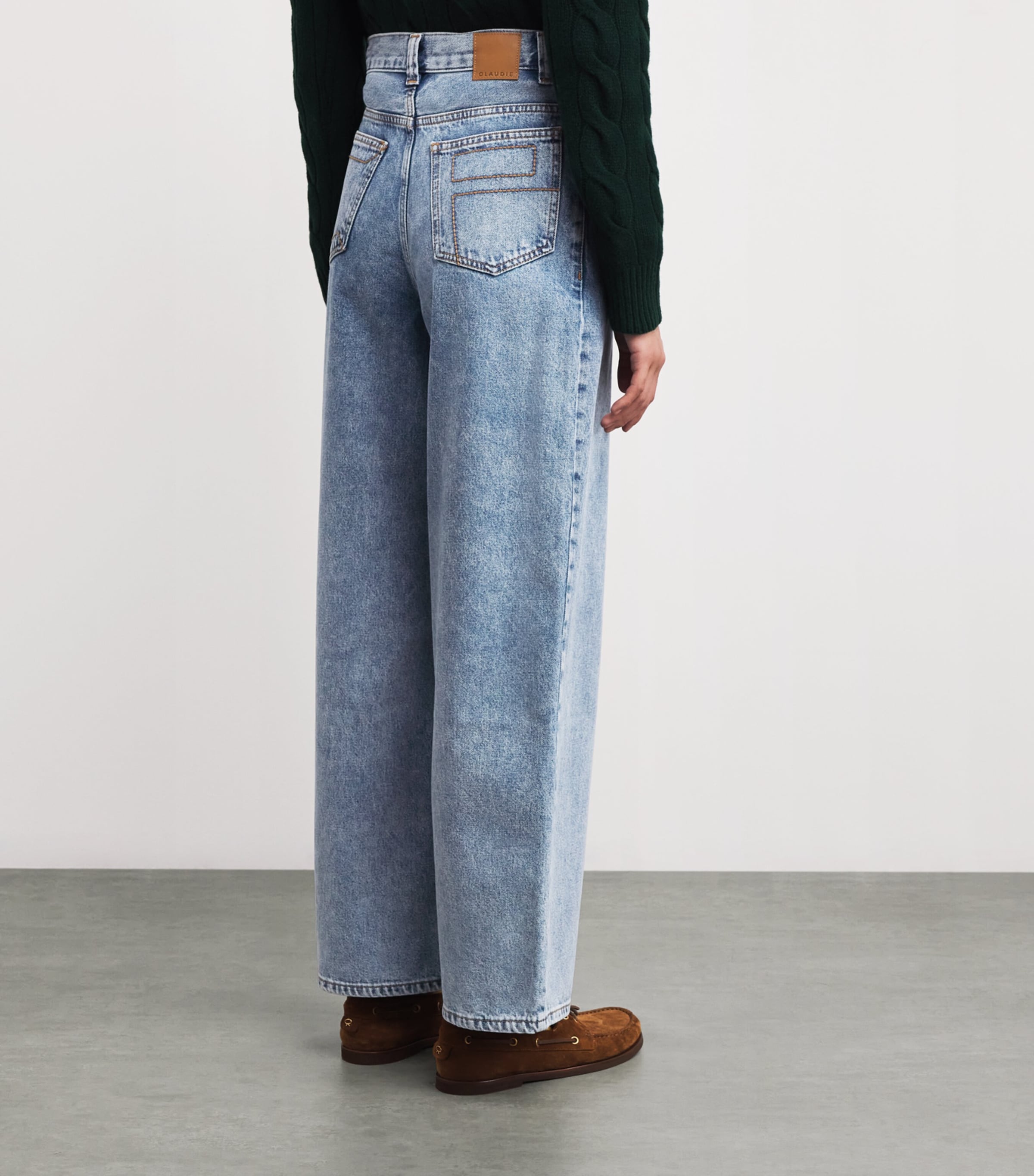 Wide-Leg Jeans BLUE DENIM Image 4