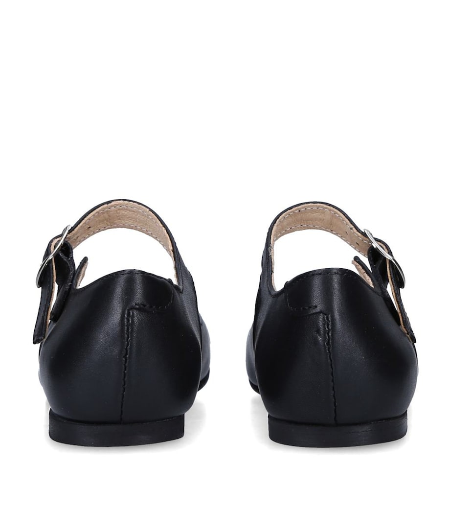 Leather Millie Flats BLACK Image 2