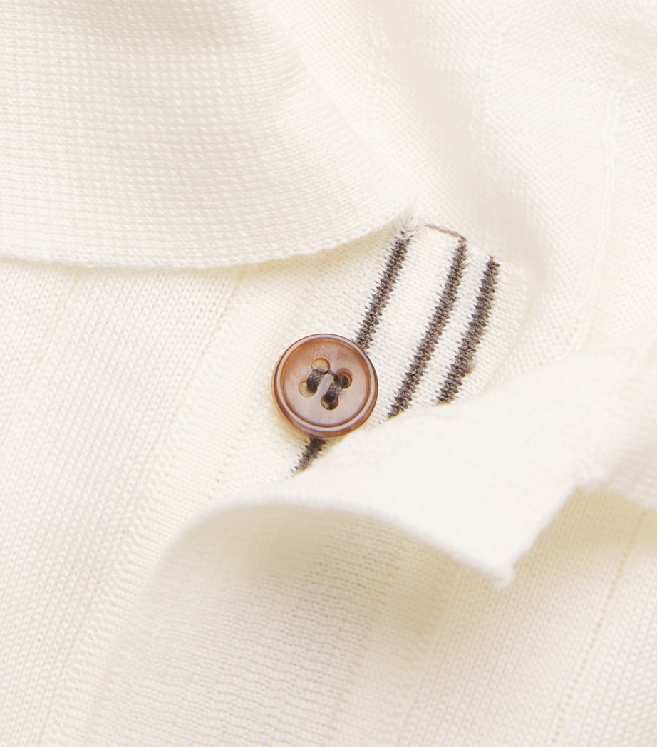 Wool-Cashmere Polo Shirt 10WHITE Image 5