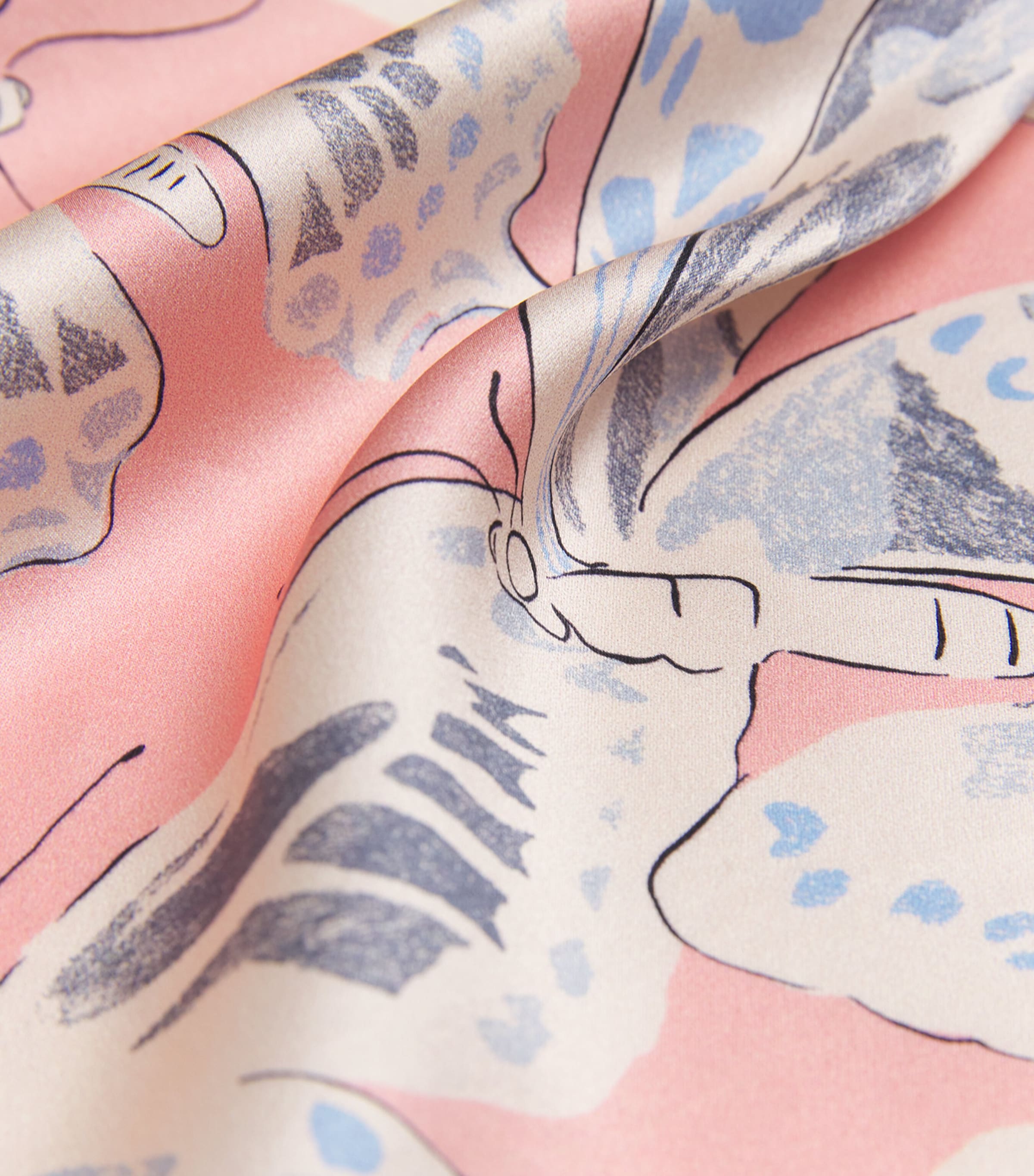 Silk Brindisi Pyjama Set PIN/PINK Image 5