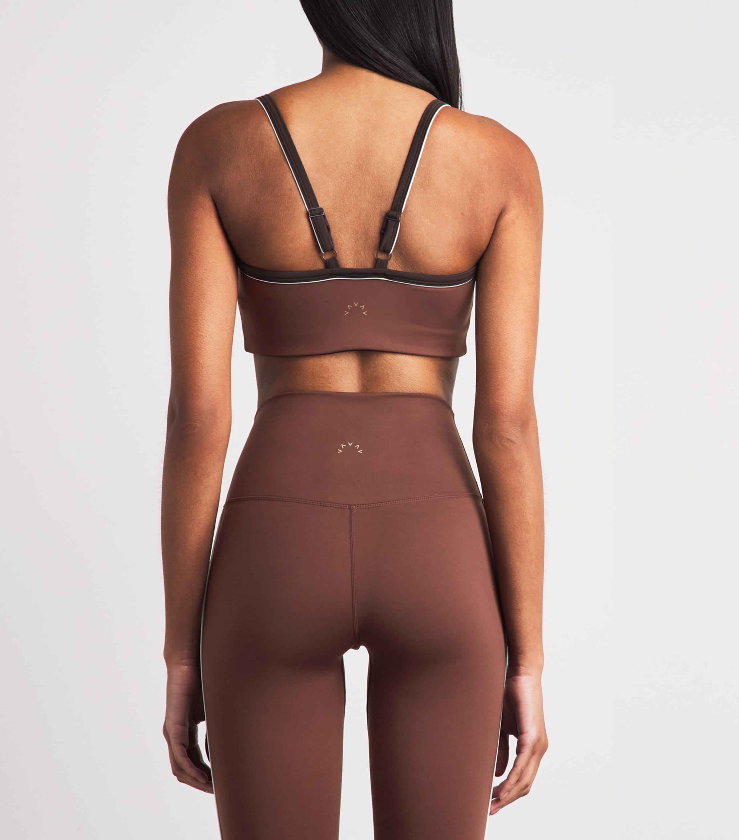 Varley Womens FreeSoft Piper Sports Bra Brown Stone Image 5