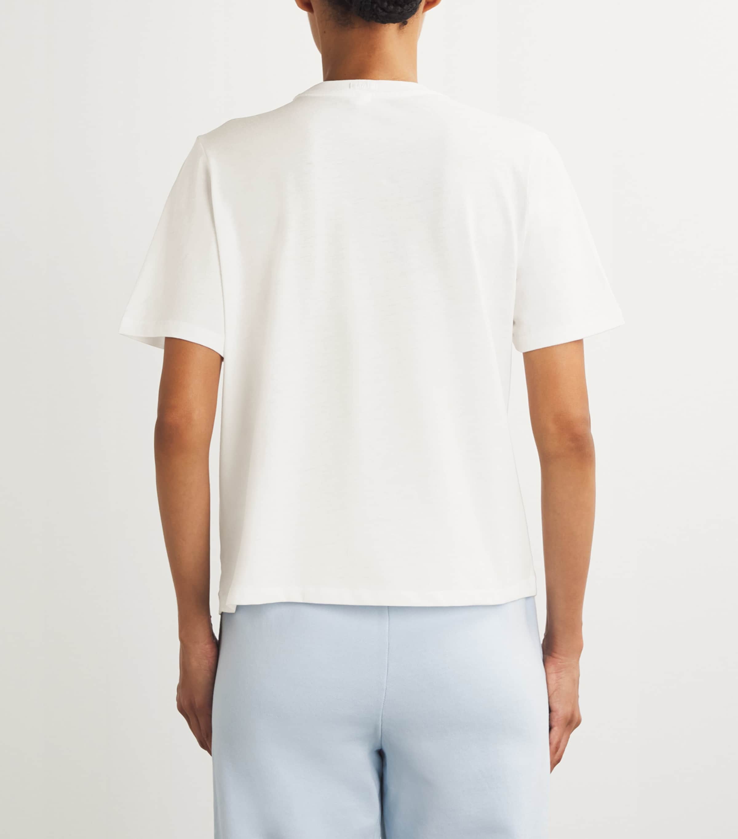 Cotton-Blend Relaxed T-Shirt SNOW Image 4