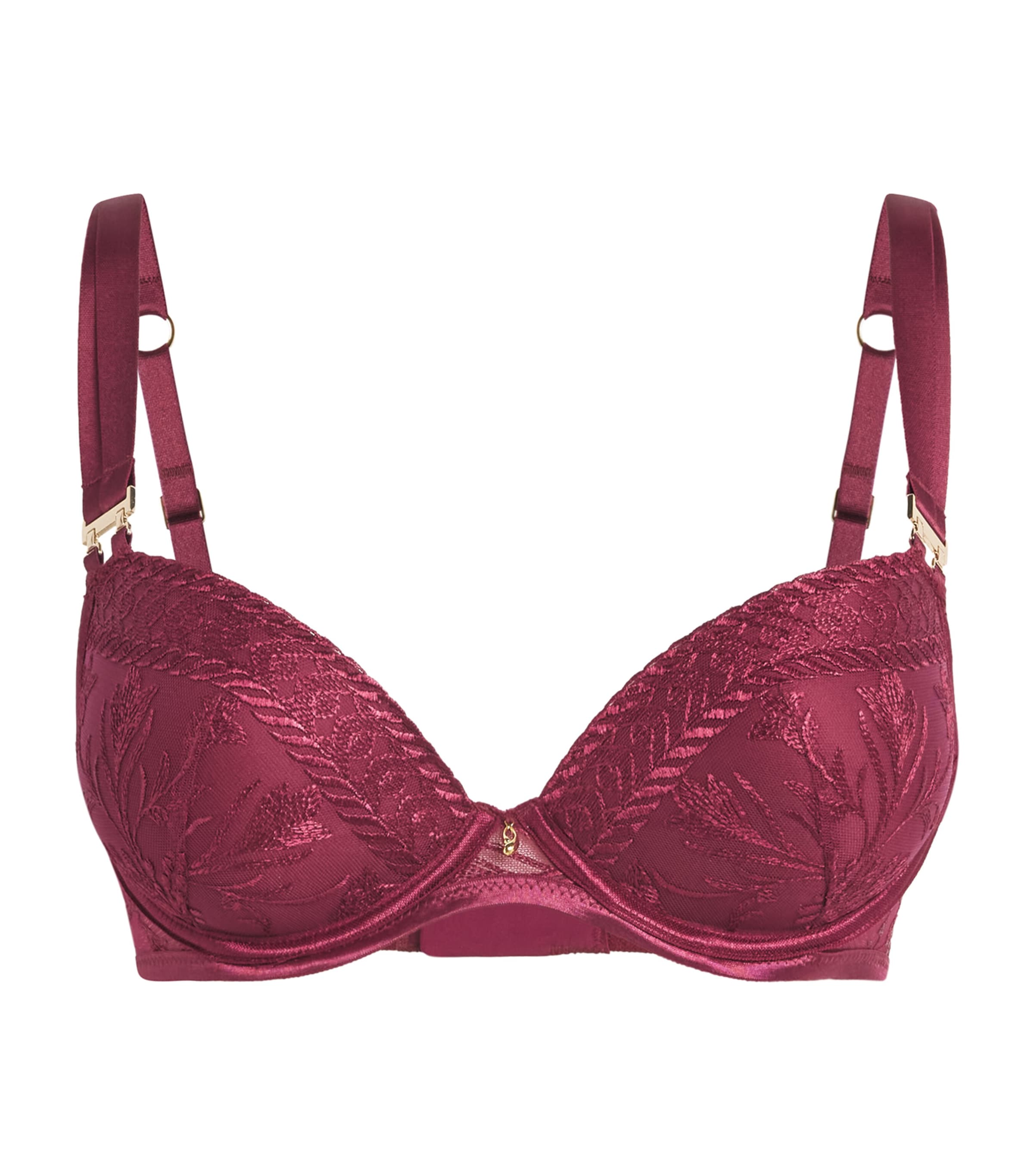 Aubade Magnetic Spell Moulded Bra In Red