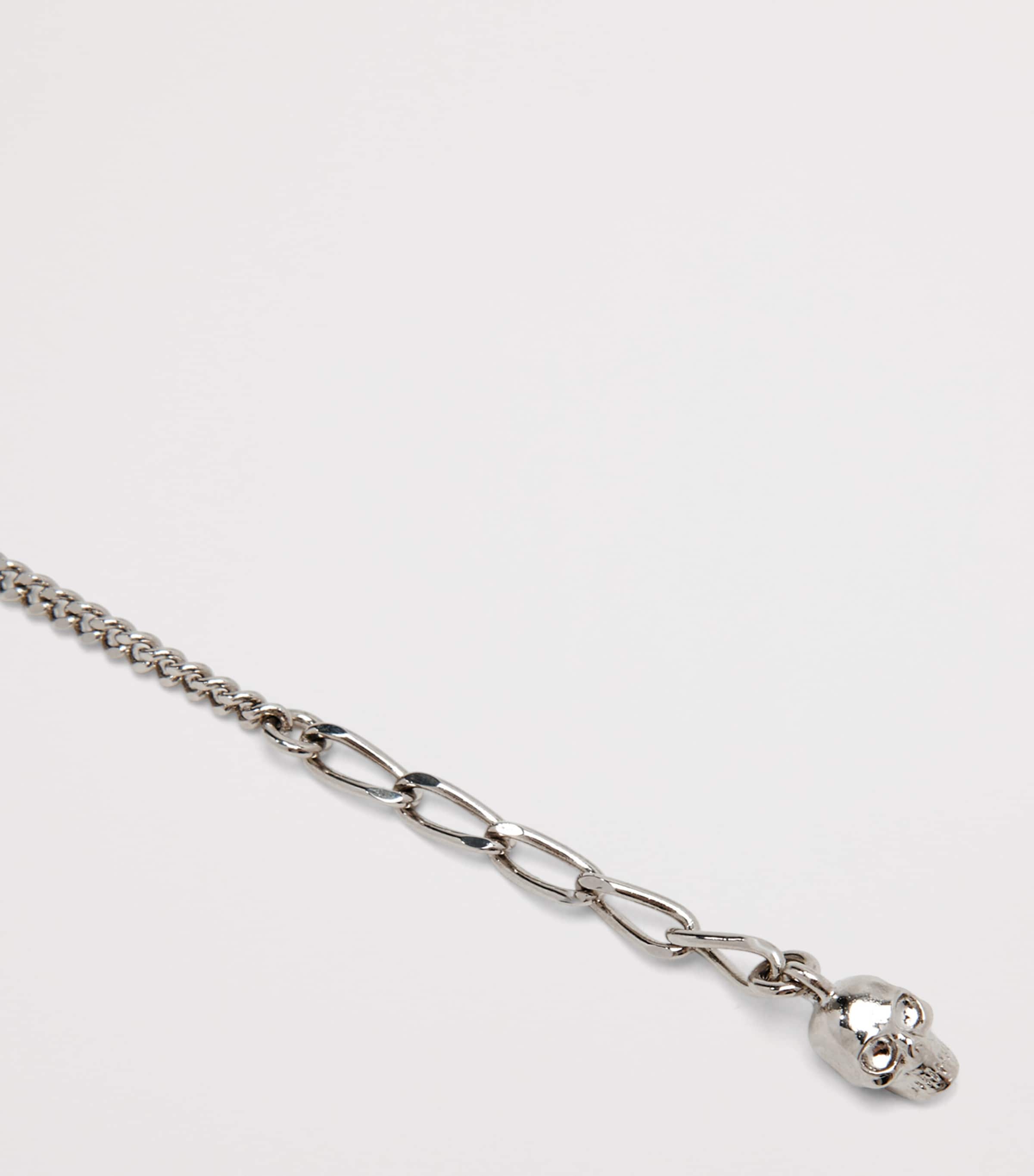 Embellished Twin Skull Necklace 1112 Image 4