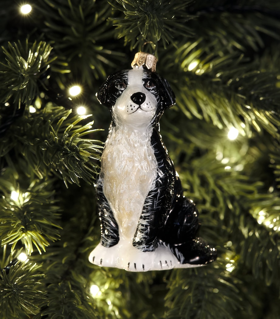 Harrods Border Collie Tree Decoration Image 3