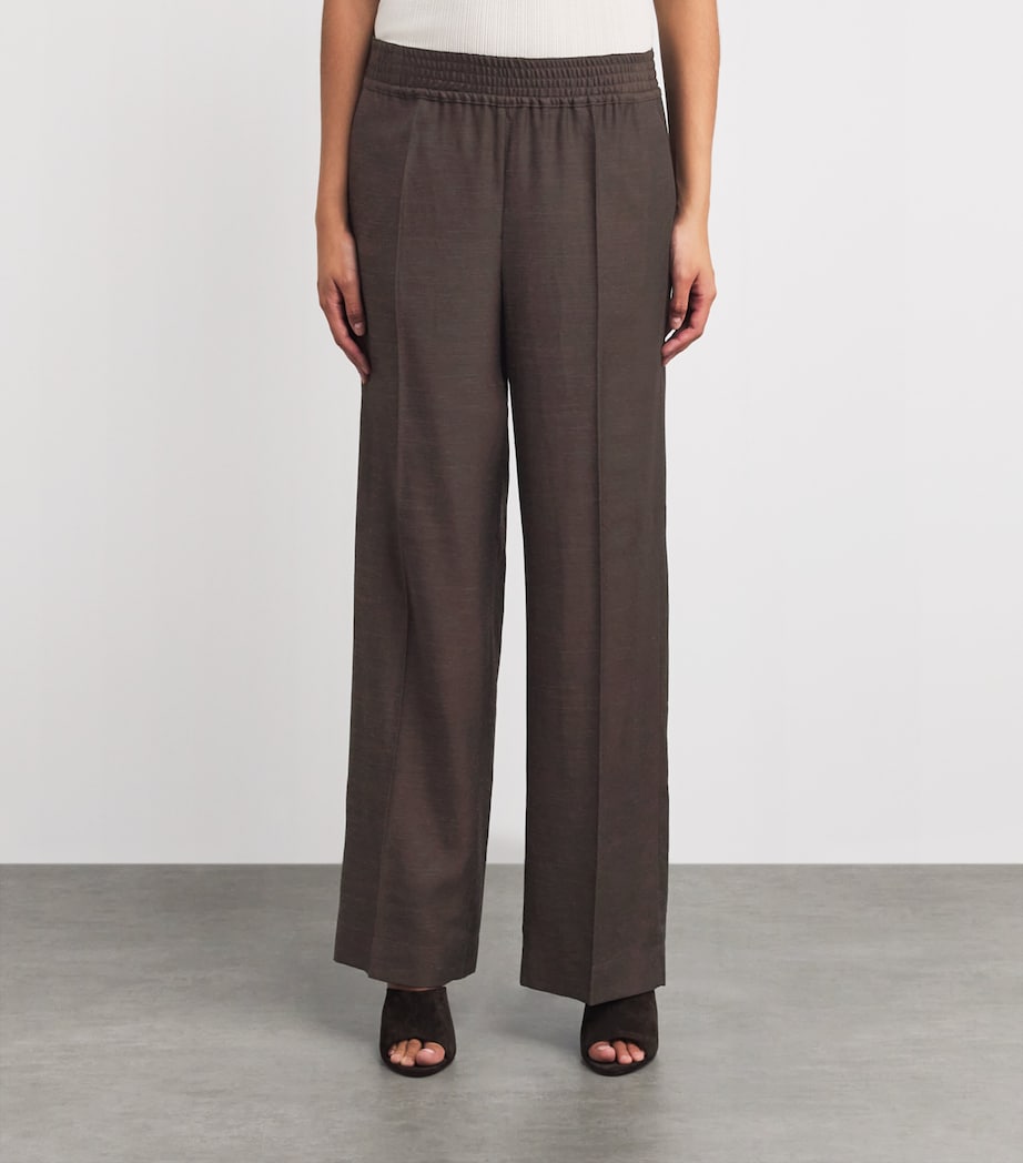 Herskind Womens Tailored Pinky Trousers Java Brown Image 4