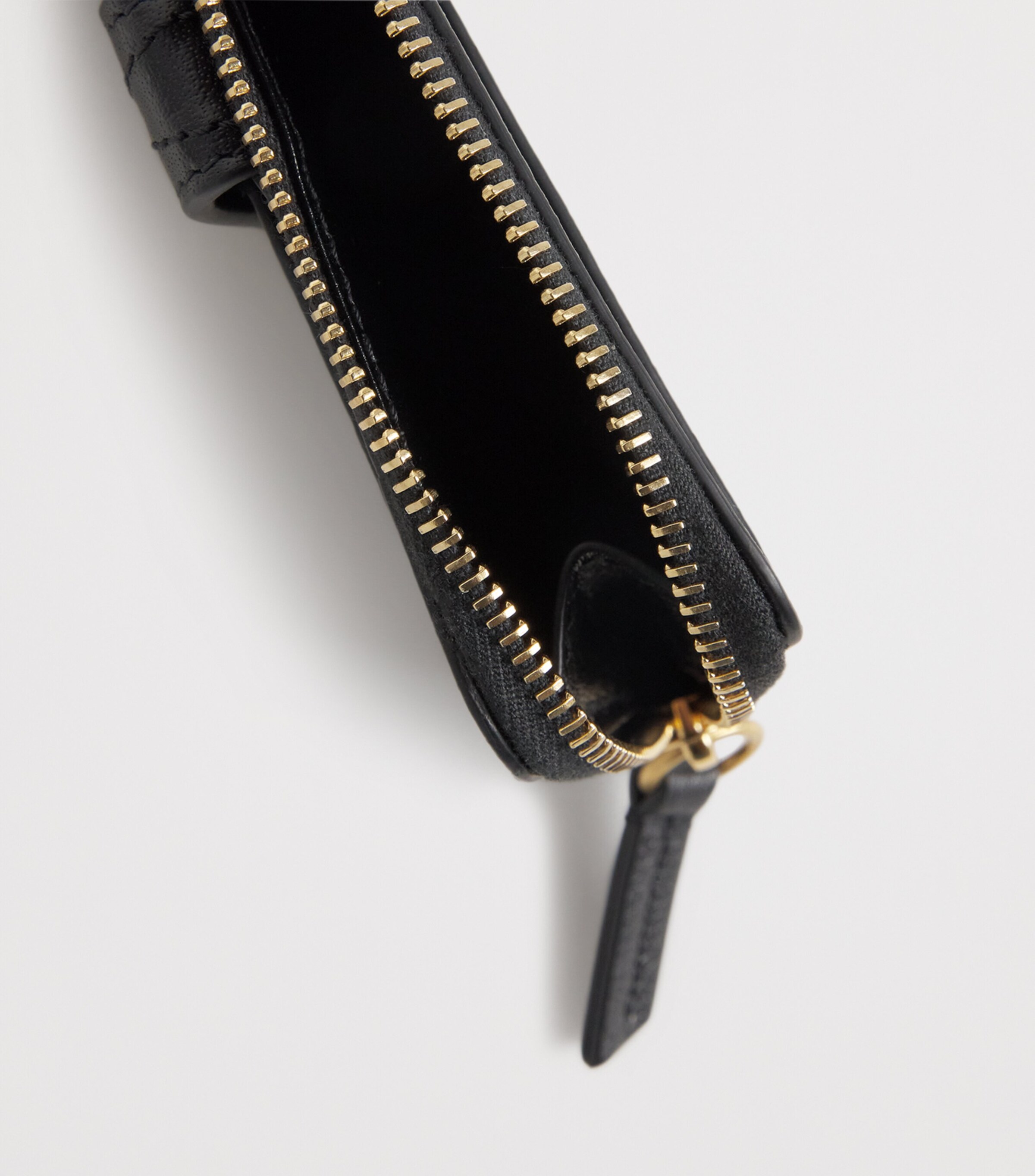 Small Grained Leather Paddington Purse BLACK Image 3