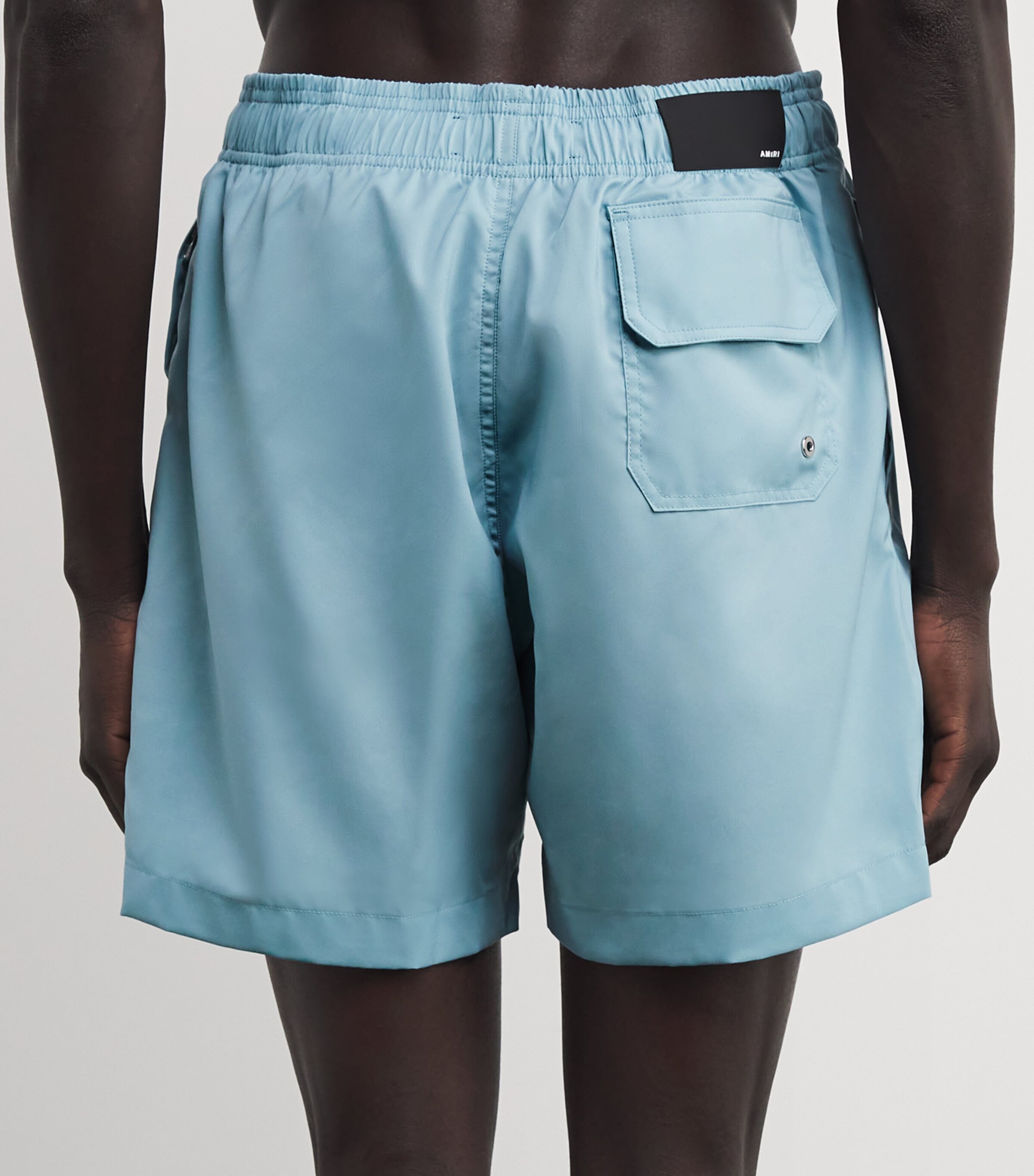 AMIRI Mens Starburst Swim Trunks Dusty Blue Image 4