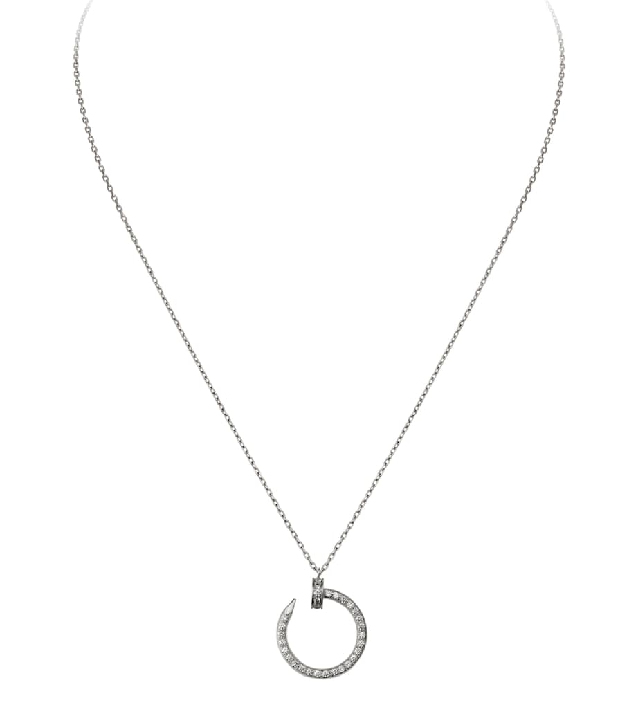 White Gold and Diamond Juste un Clou Necklace WHITE GOLD Image 1