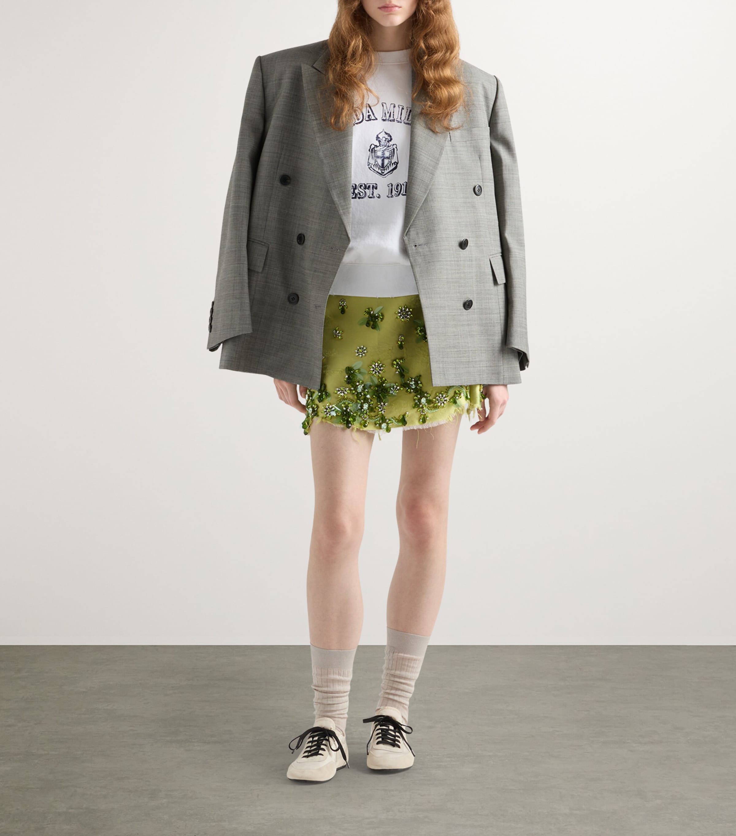 Prada Cotton Crew-Neck Sweatshirt | Harrods UK Prada Cotton Crew-Neck Sweatshirt | Harrods UK