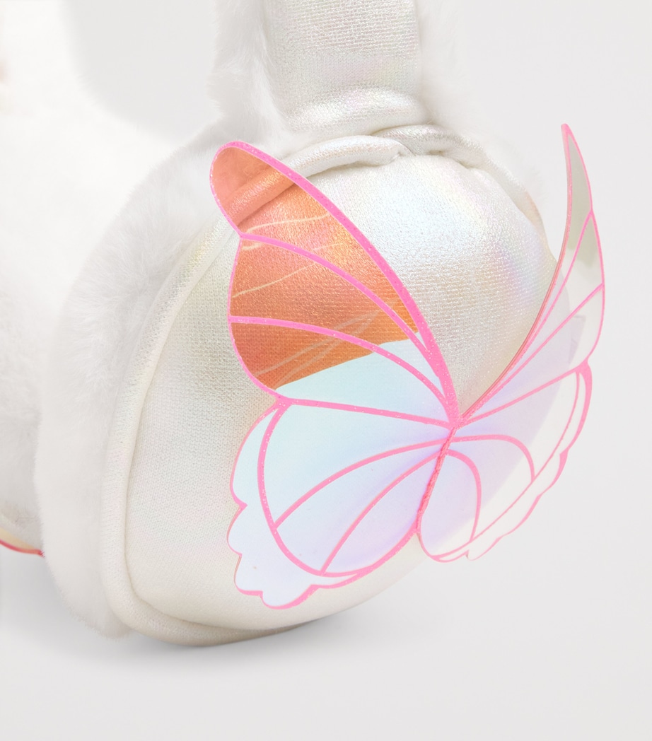 Butterfly Ear Muffs WHITE Image 3