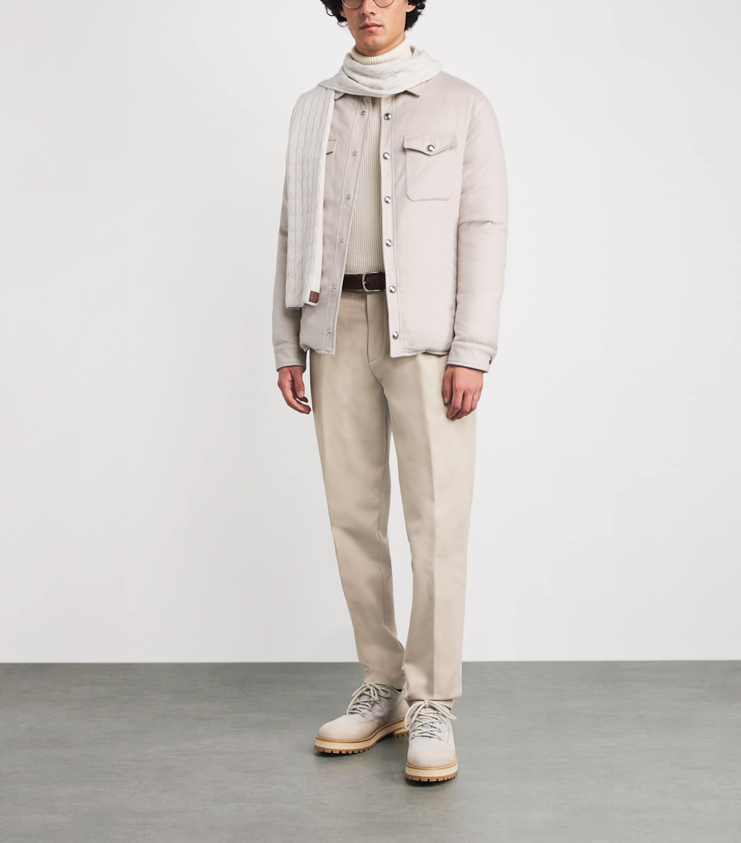 Silk-Cashmere Padded Overshirt SABBIA Image 2