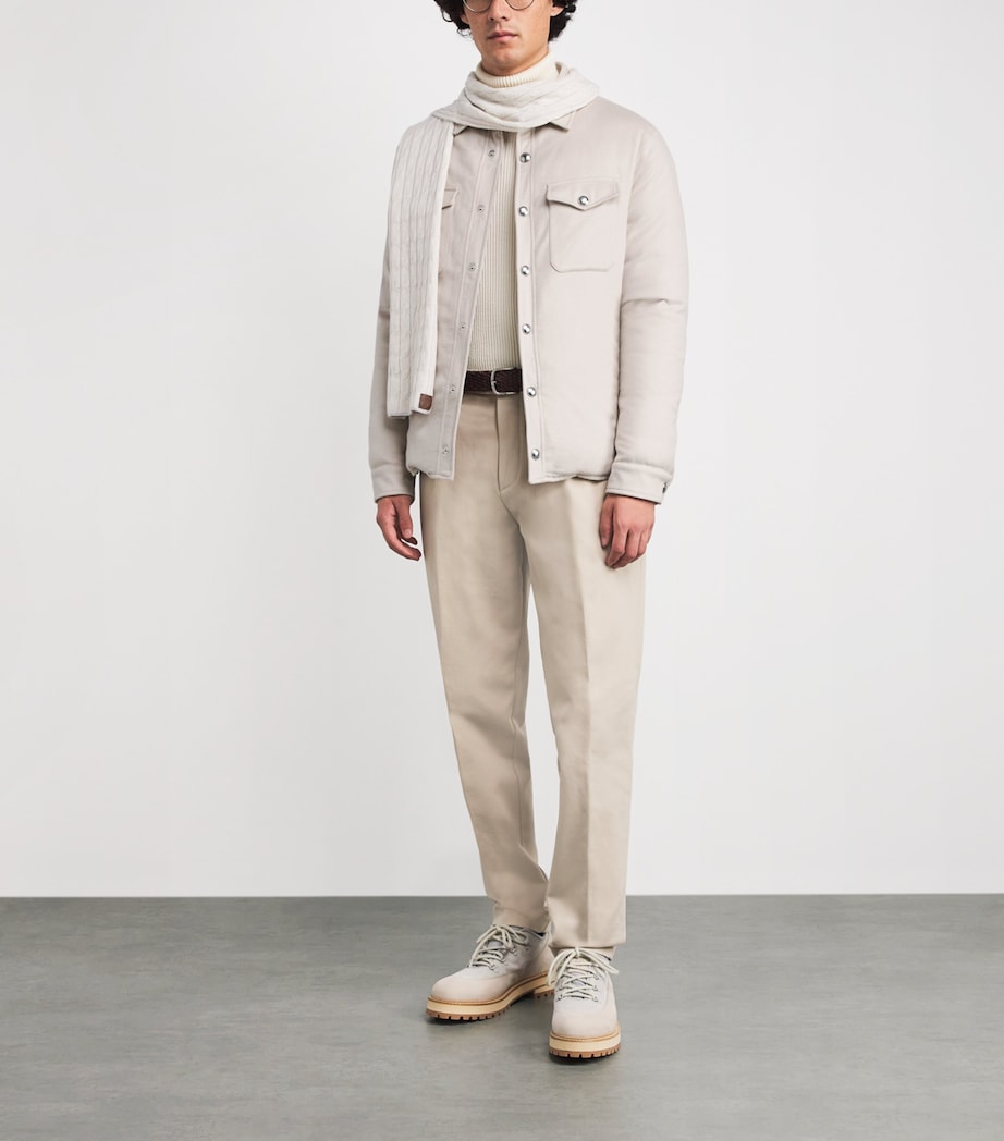 Silk-Cashmere Padded Overshirt SABBIA Image 2