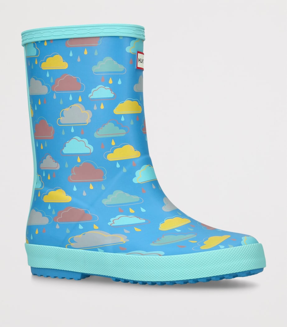 First Rain Wellington Boots BLUE OTHER Image 3