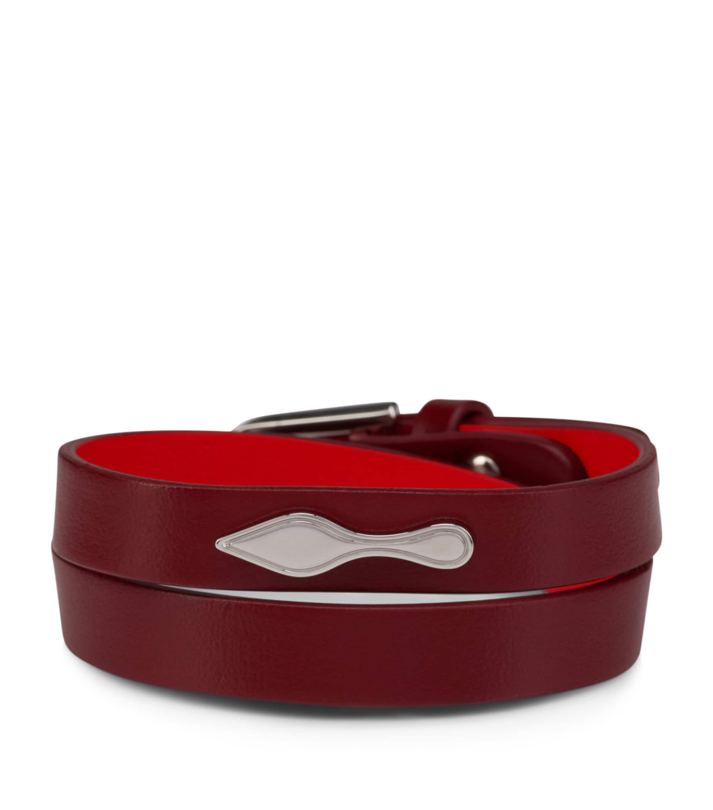 Christian Louboutin Bettina Double Leather Bracelet Image 1