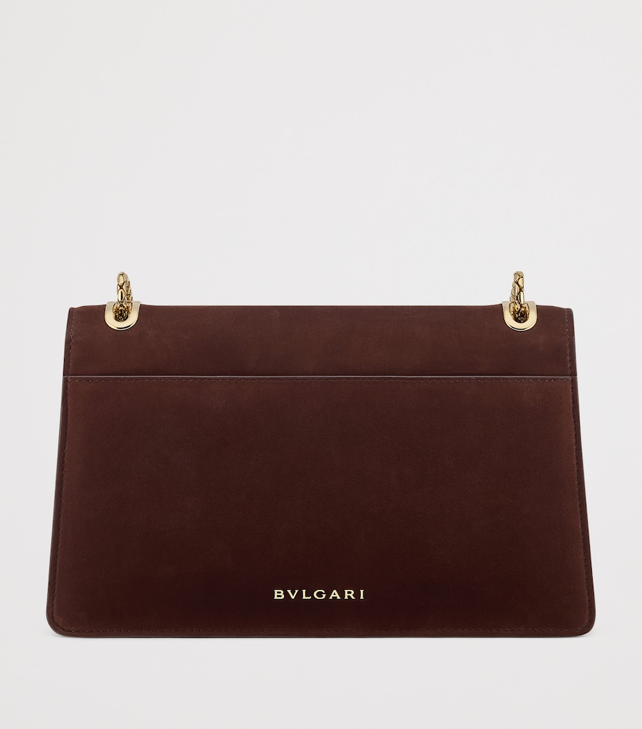 Nubuck Leather Serpenti Forever Shoulder Bag BROWN Image 2