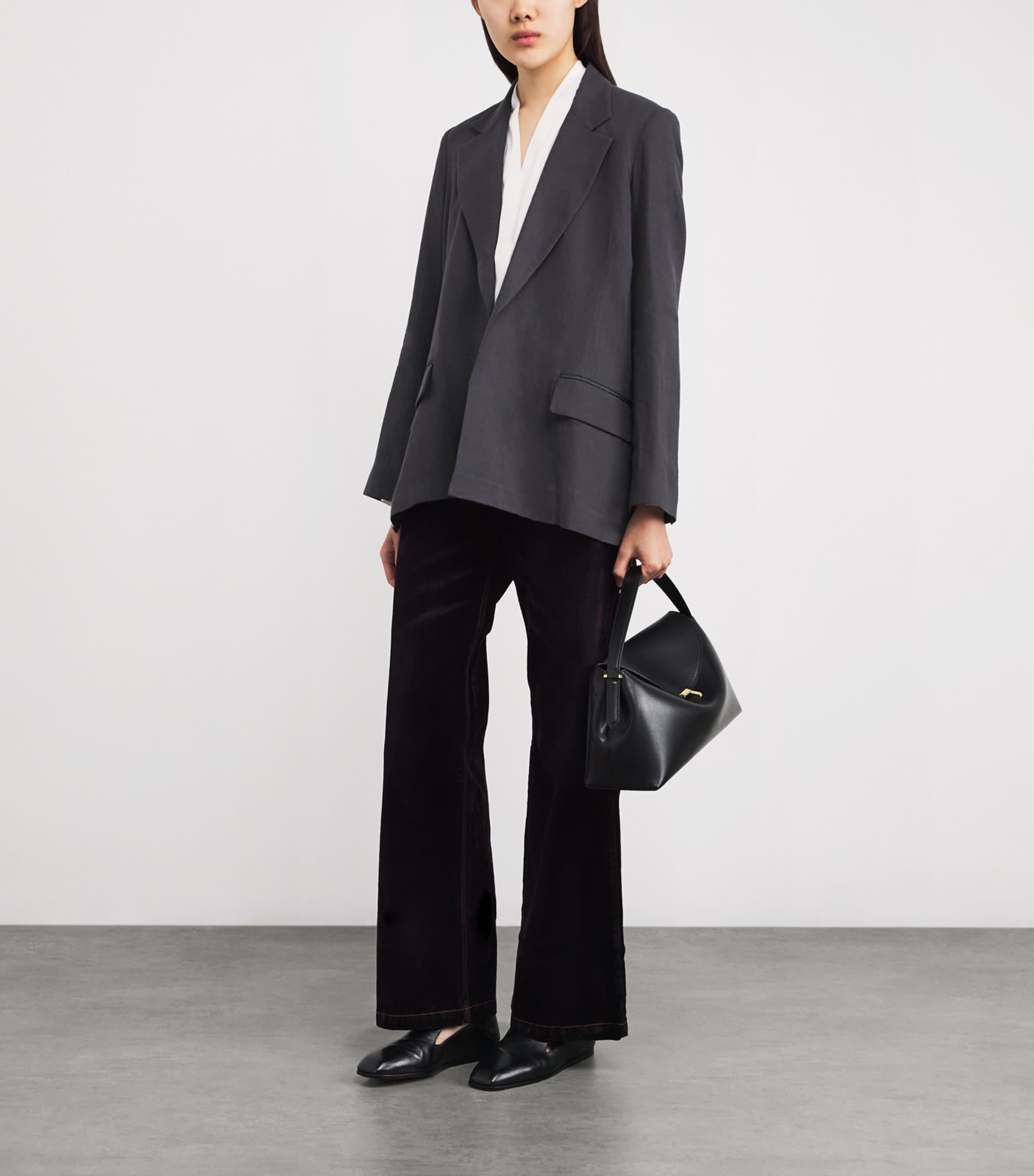 Linen Blazer CARBONE Image 2