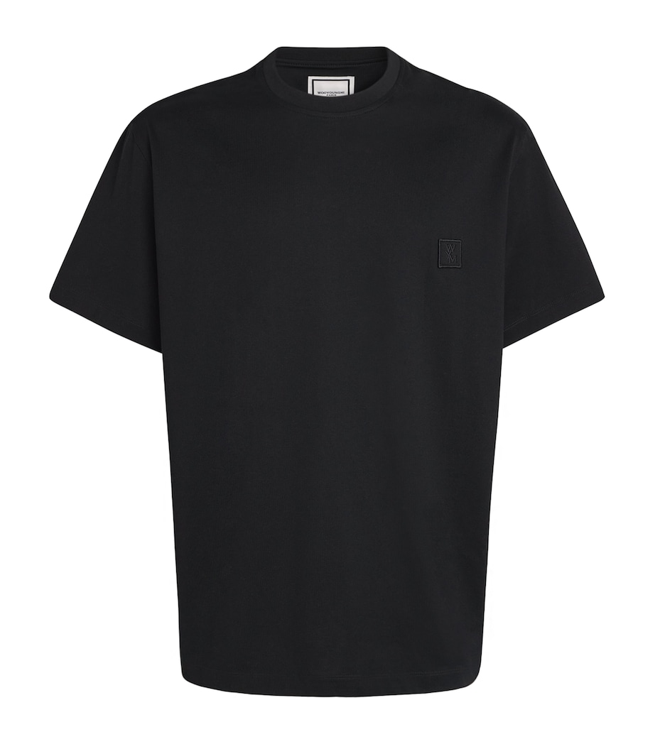 Cotton Patch Logo T-Shirt BLACK Image 1