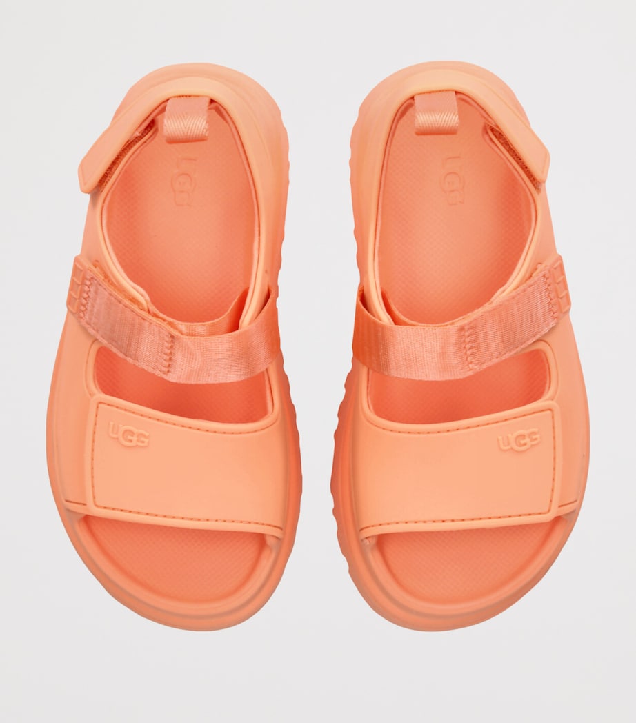 UGG Kids GoldenGlow Velcro Sandals Orange Image 4