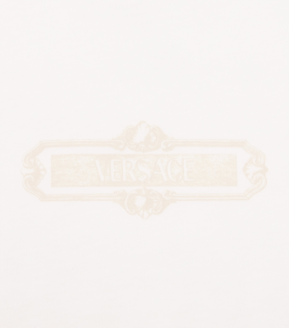 Cotton Classical Hall T-Shirt (6-14 Years) 6WK00WHITE+GOLD Image 3