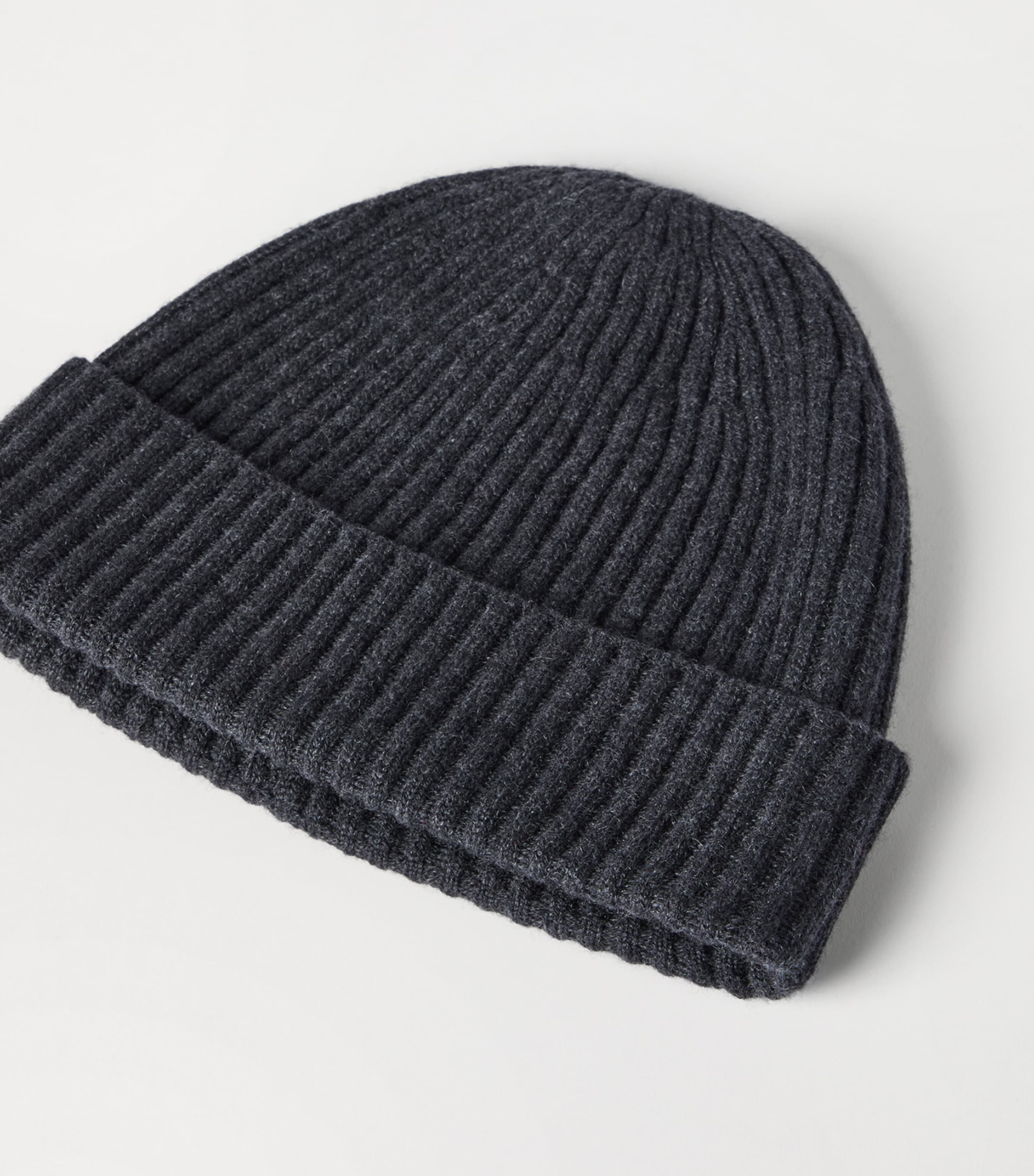 Cashmere Rib Knit Beanie C9653 Image 2