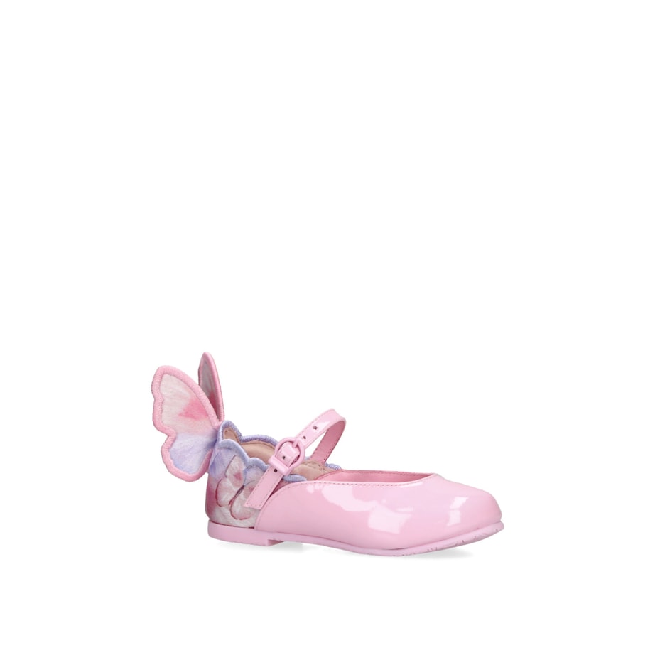 Leather Chiara Ballet Flats PINK COMB Image 3
