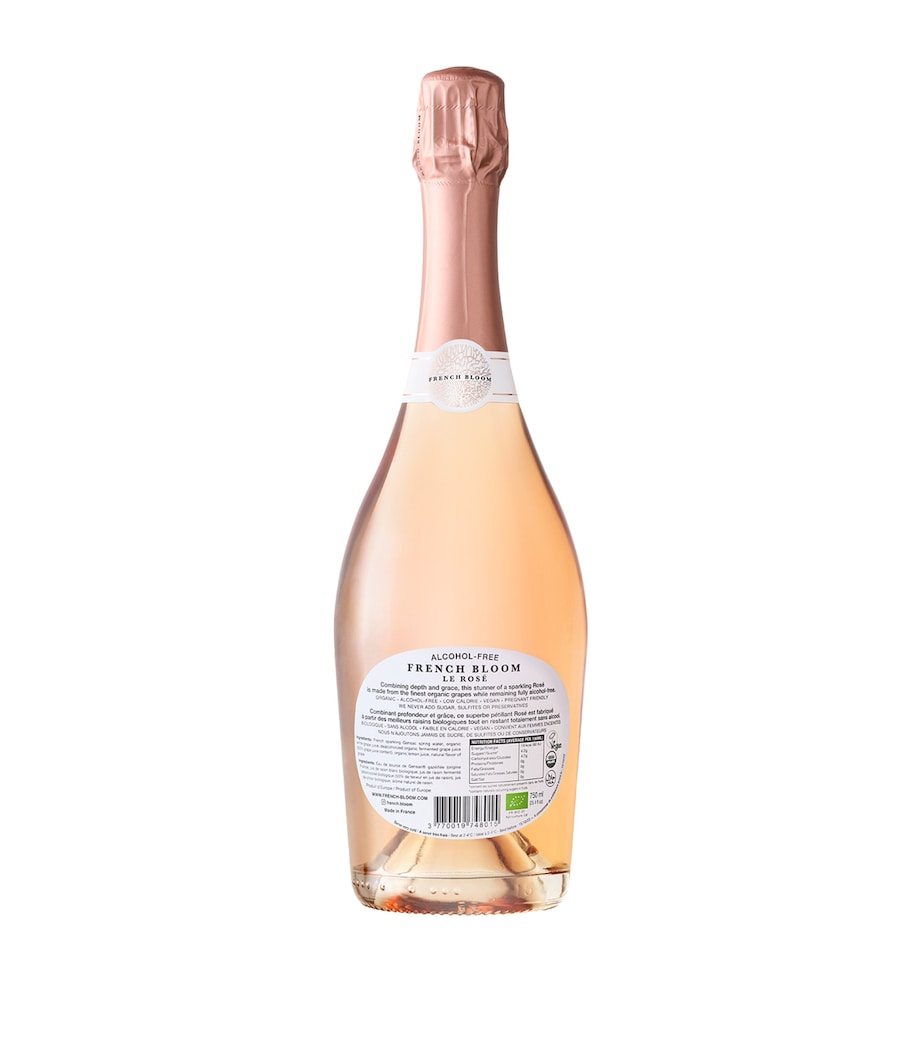 Le Rosé Alcohol-Free Sparkling Rosé Wine (75cl) - Languedoc Roussillon, France NO COLOUR Image 2