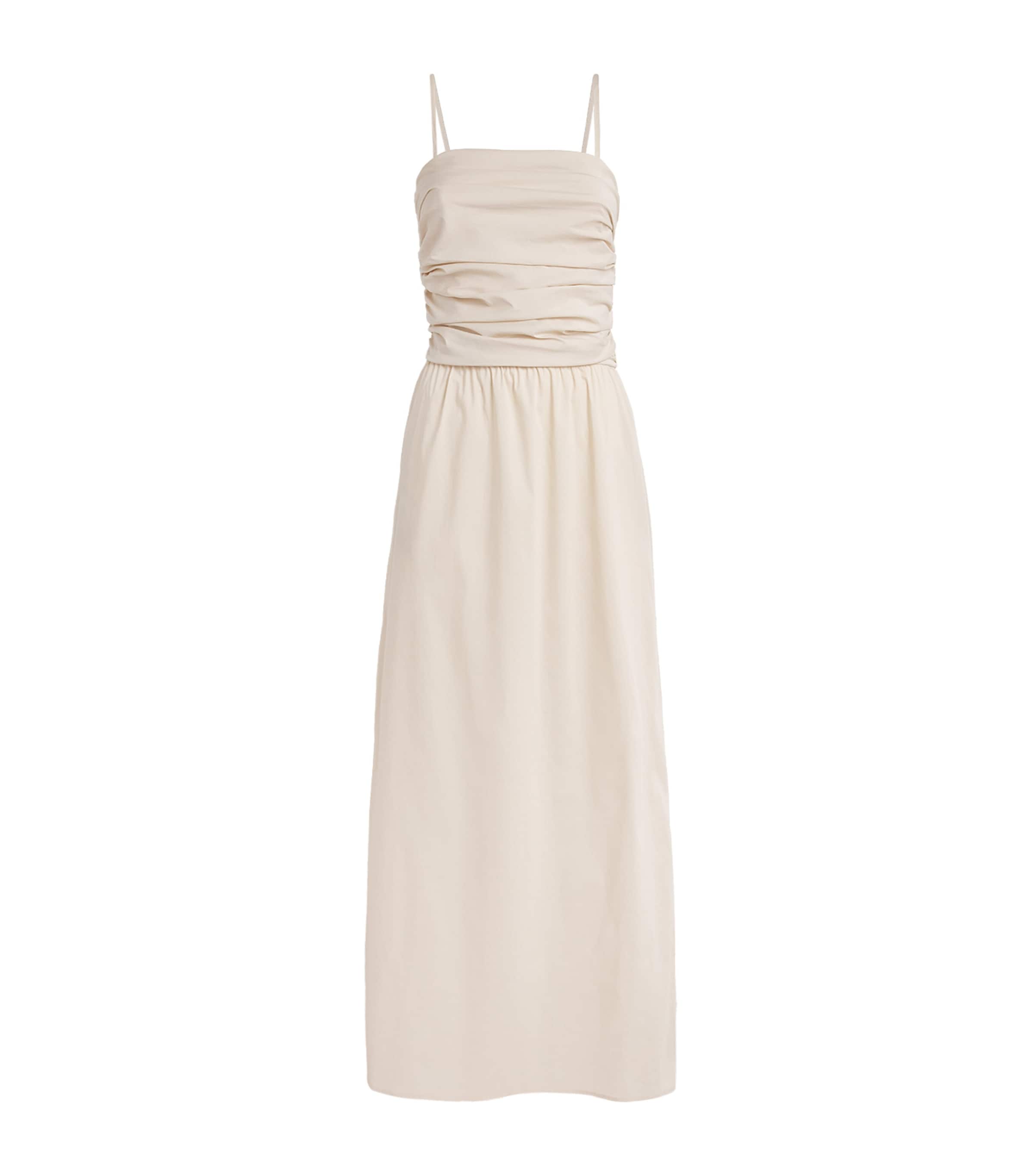 Stylein Womens Cotton-Blend Jamila Maxi Dress Oyster Image 1