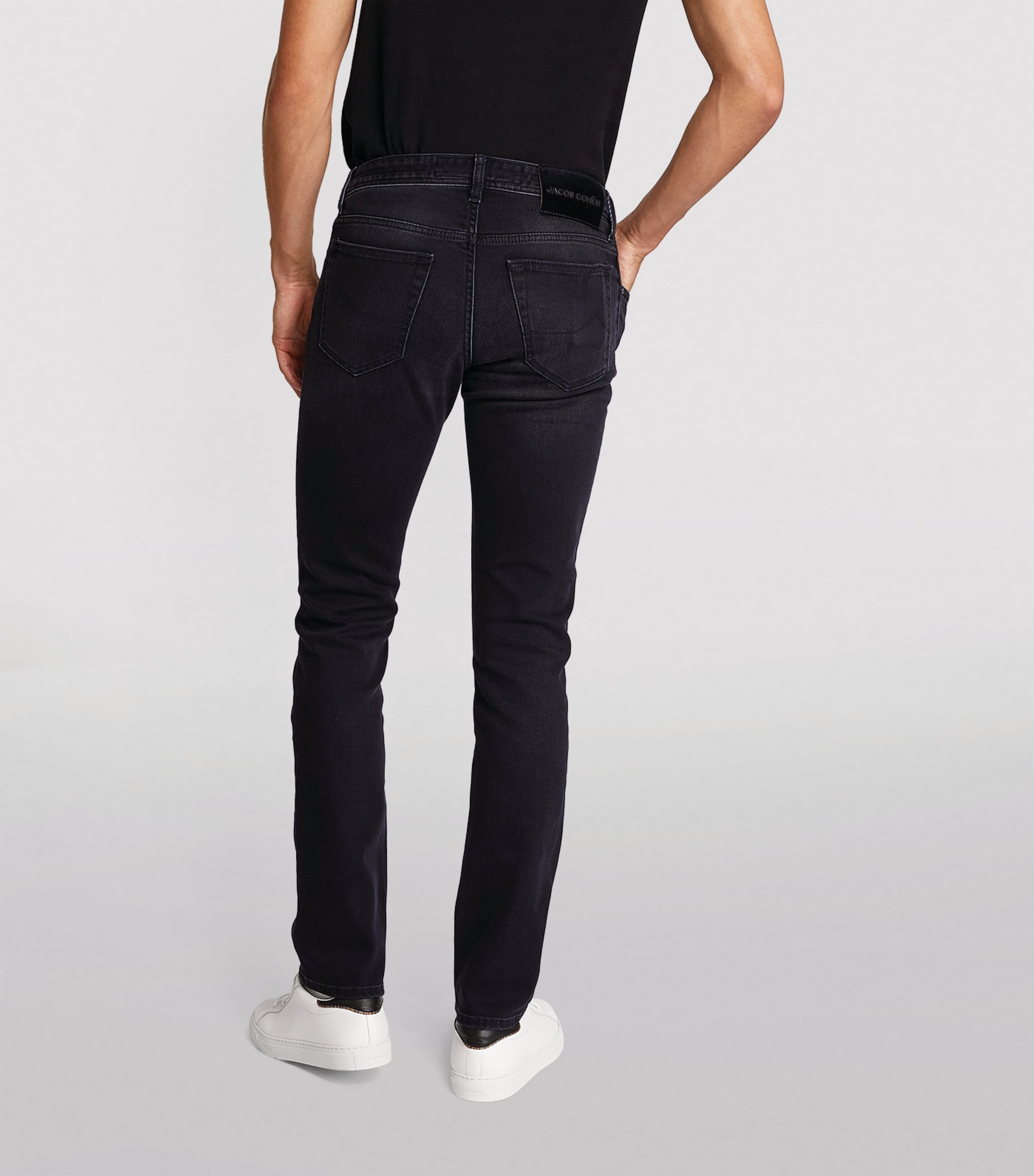 High-Rise Slim Jeans 029D-GREY Image 4