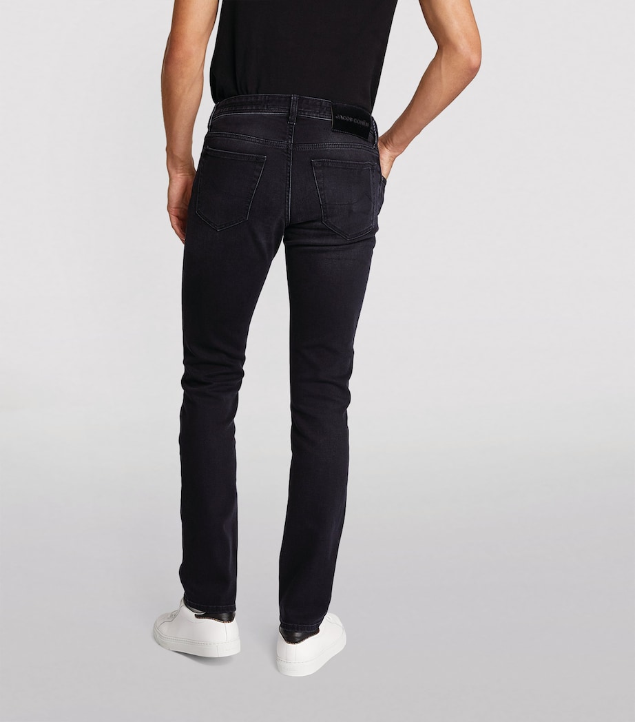 High-Rise Slim Jeans 029D-GREY Image 4