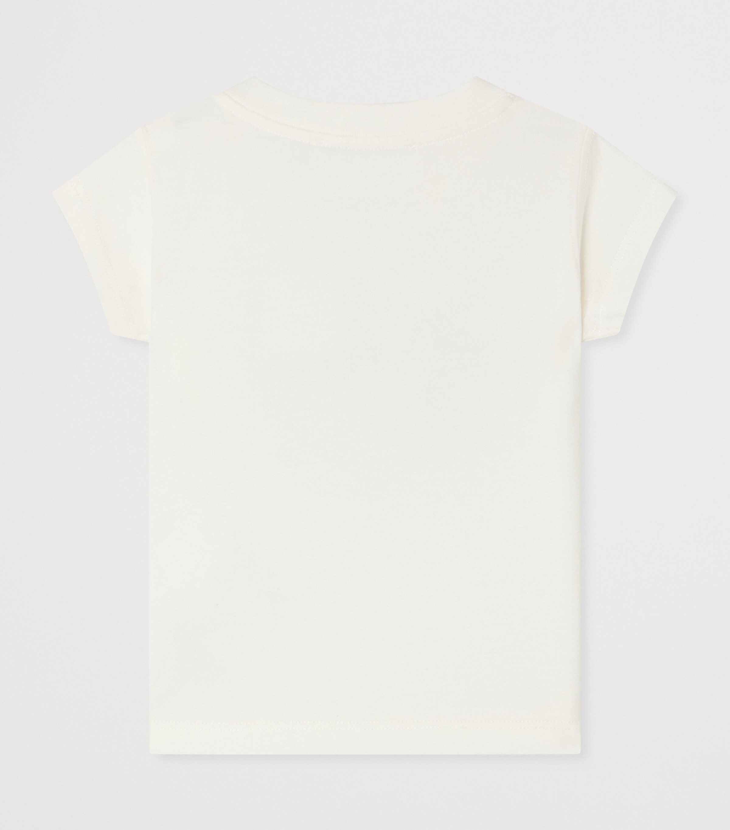 Bonpoint Organic Cotton Tom T-Shirt (6-18 Months) Upb Blanc Lait Image 2