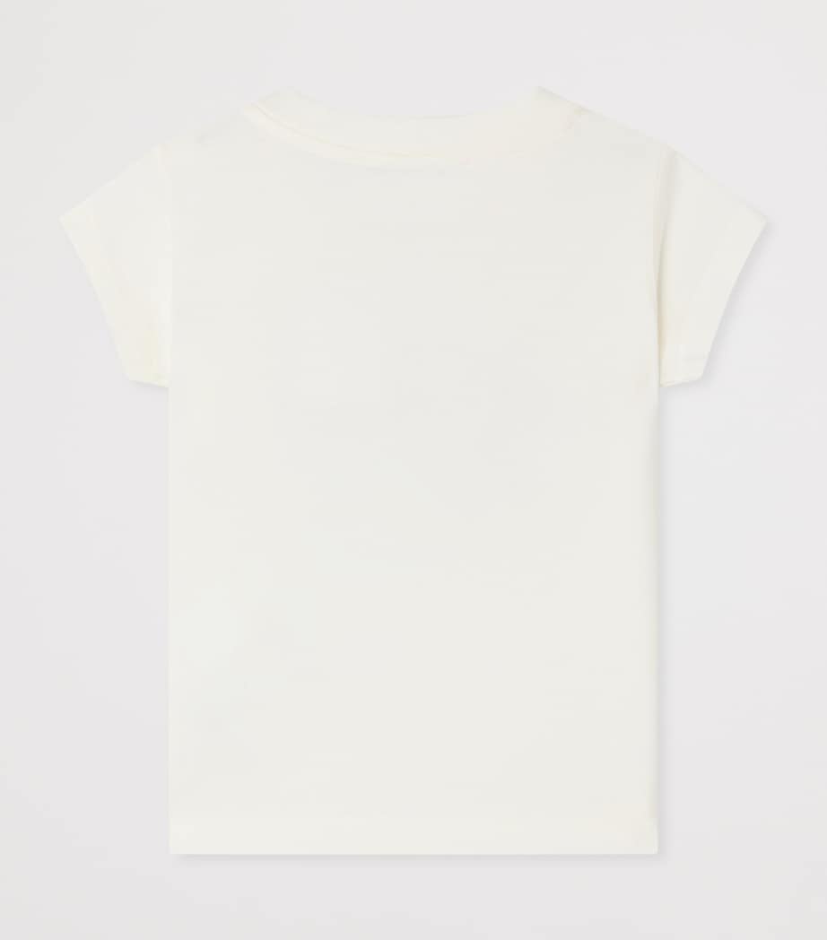 Bonpoint Organic Cotton Tom T-Shirt (6-18 Months) Upb Blanc Lait Image 2