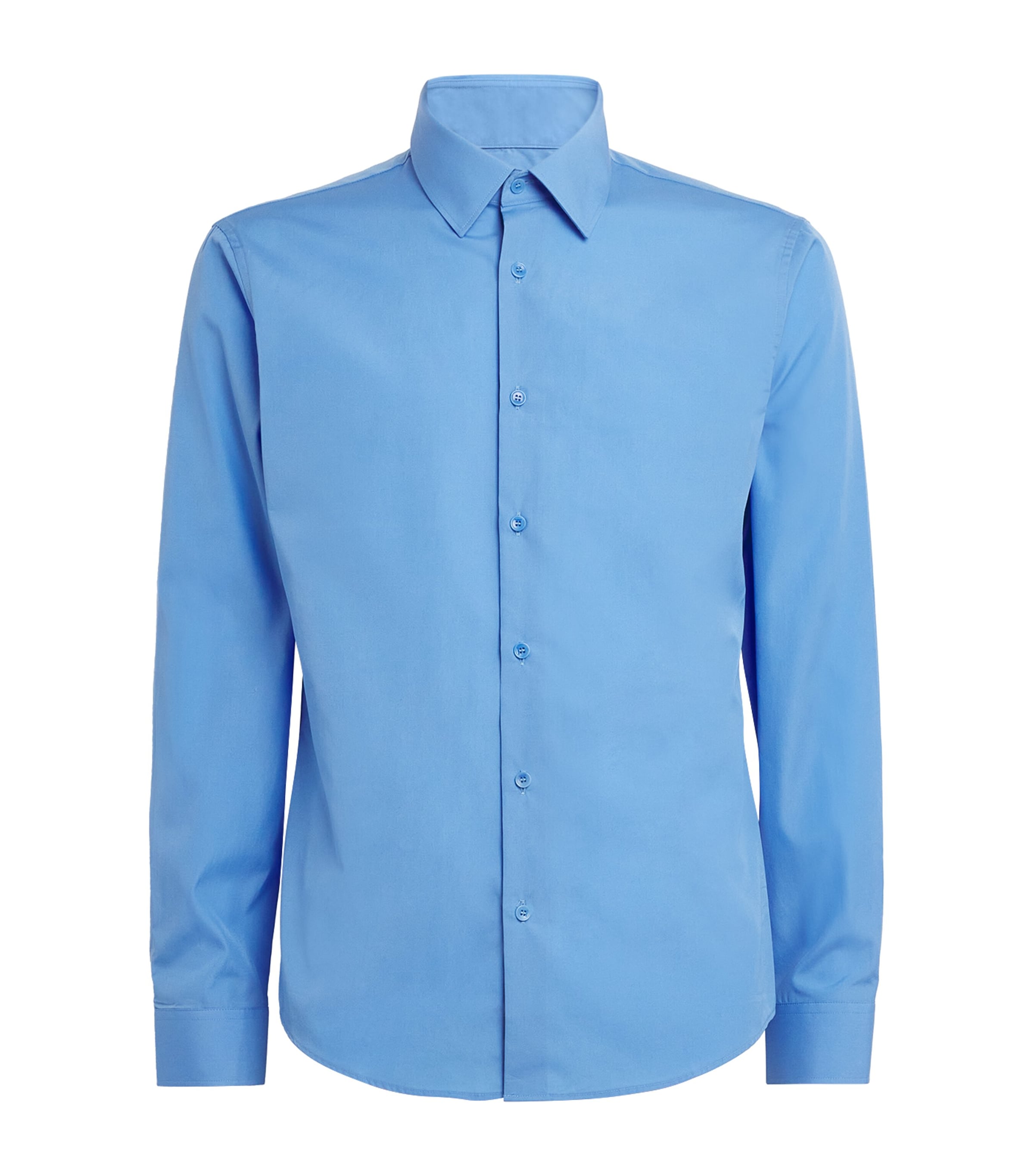 Shop Sandro Cotton Shirt In Blue