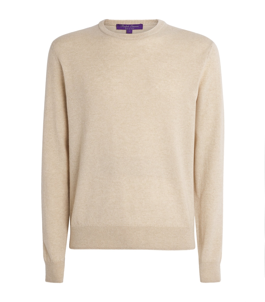 Cashmere Crew-Neck Sweater CHAMPAGNE Image 1