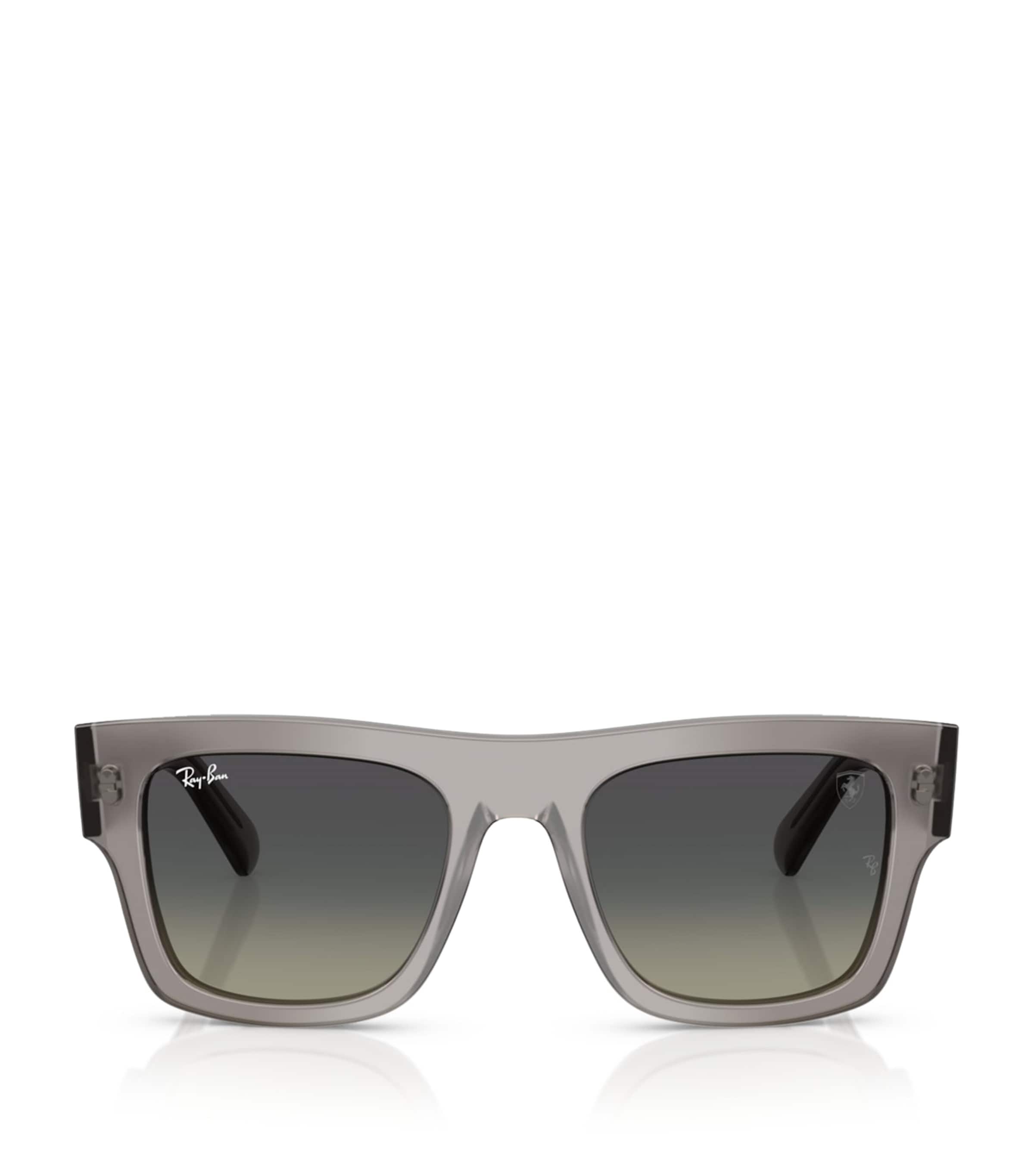 Ray Ban X Scuderia Ferrari Rb2217m Square Sunglasses In Grey
