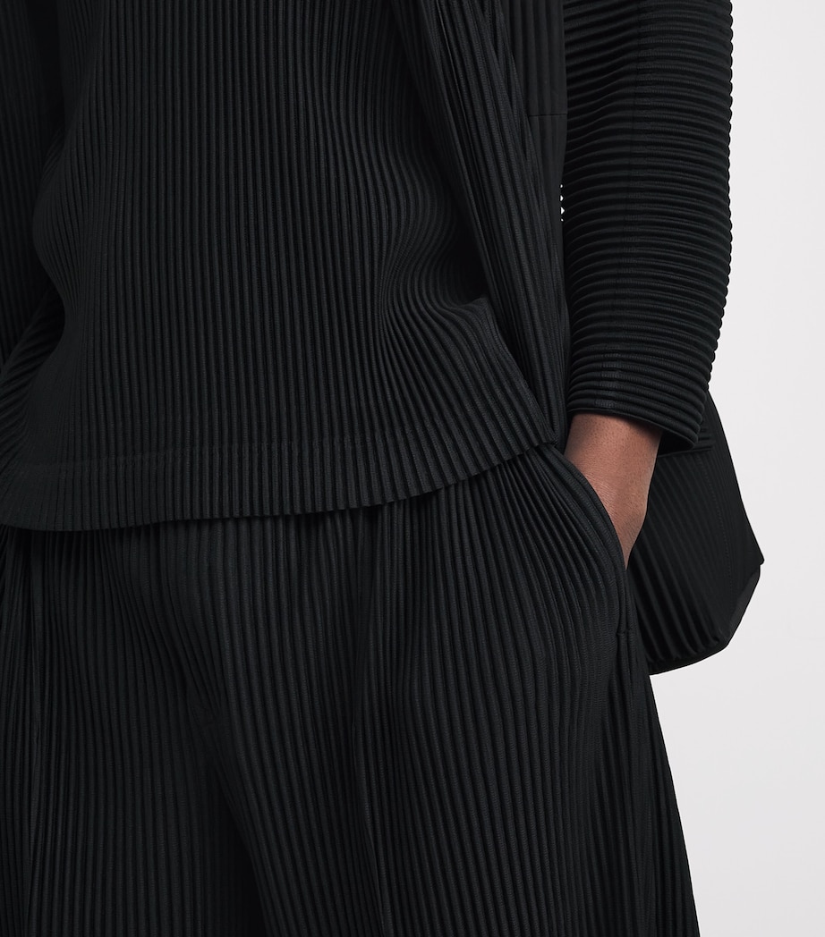 Cropped Wide-Leg Trousers 15-BLACK Image 6