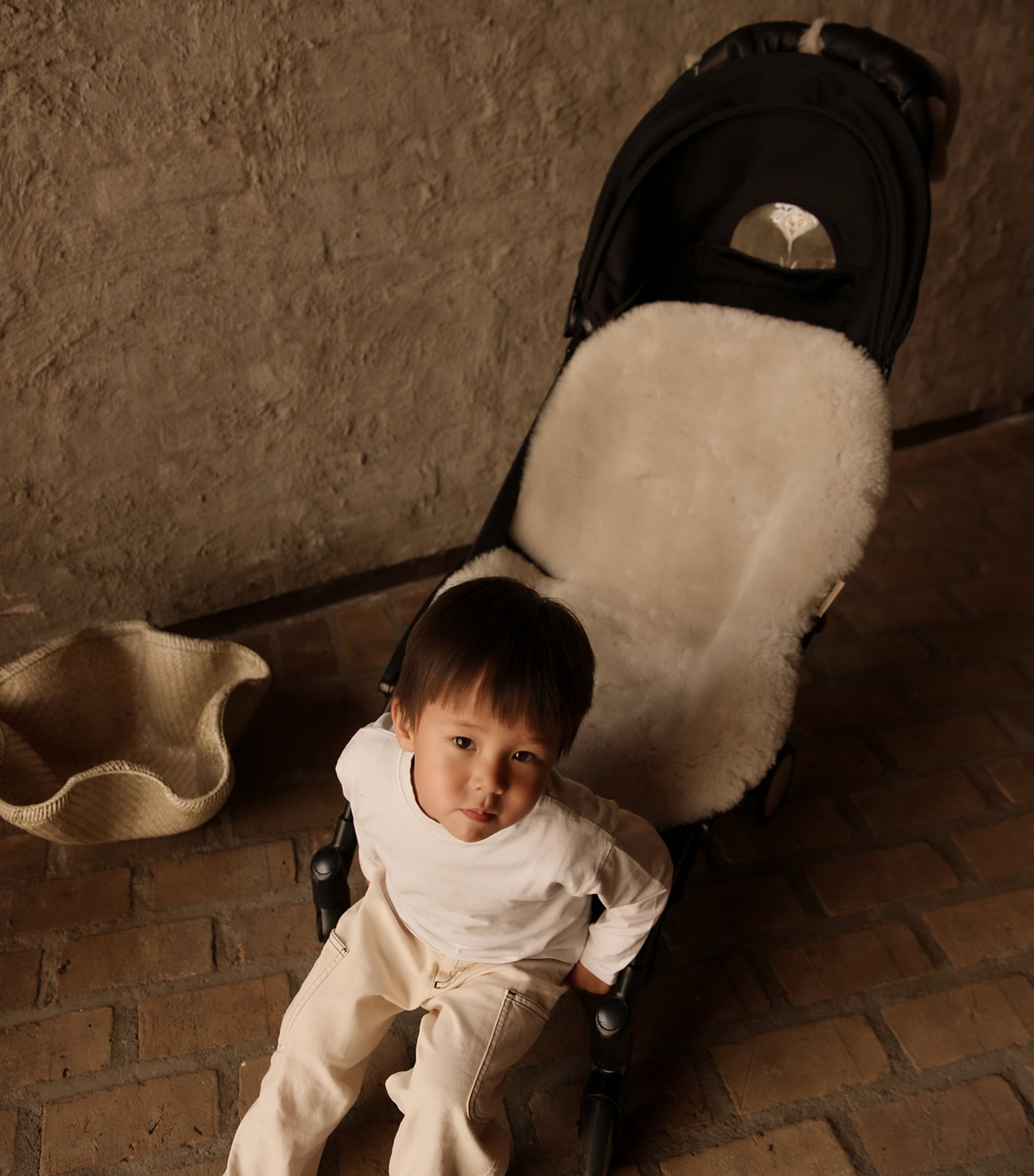 Binibamba Sheepskin Snuggler Moon Image 3