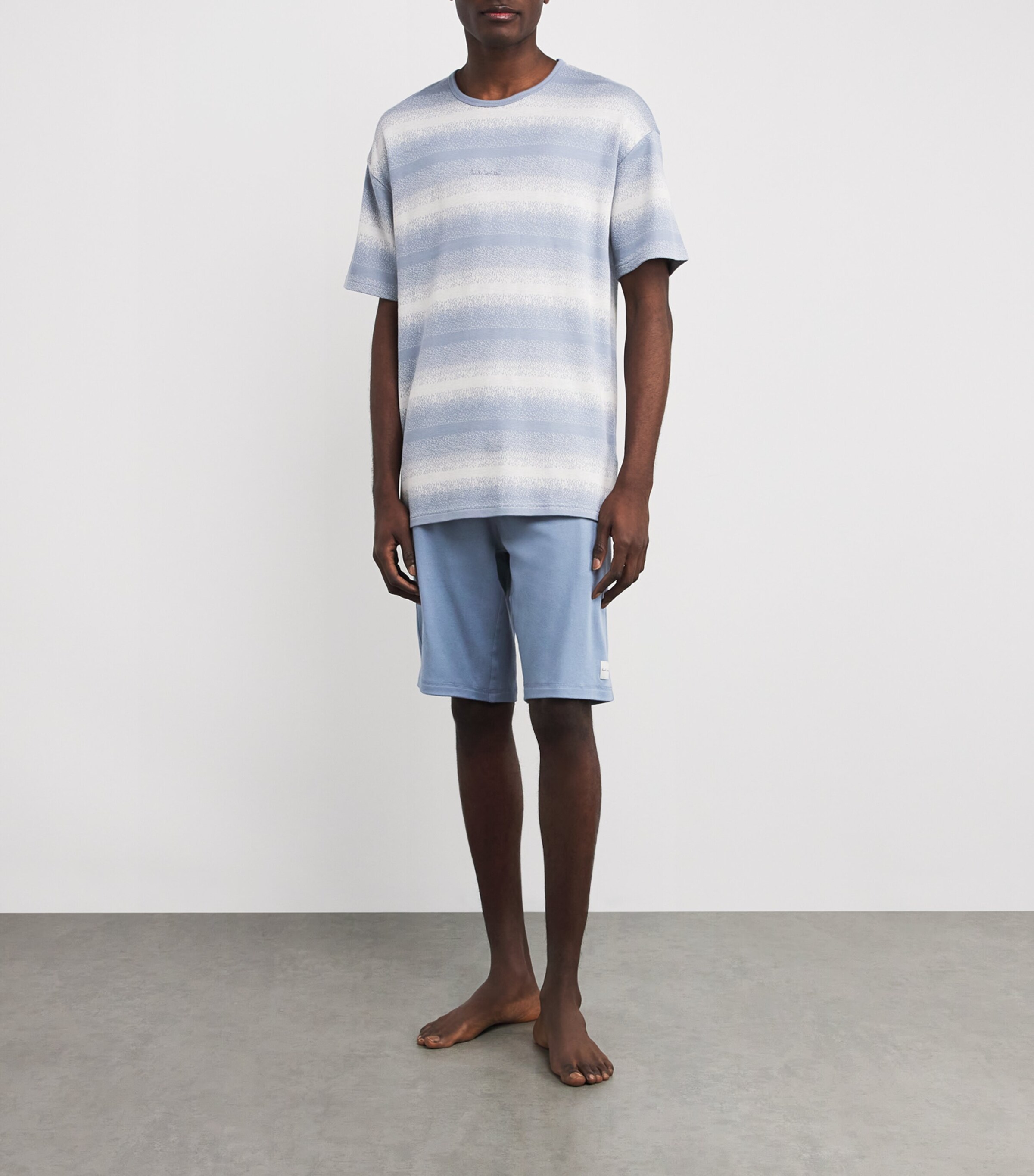 Paul Smith Cotton-Blend Stripe Logo T-Shirt | Harrods US