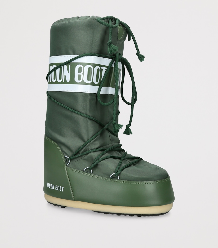Nylon Moon Boots GREEN Image 3
