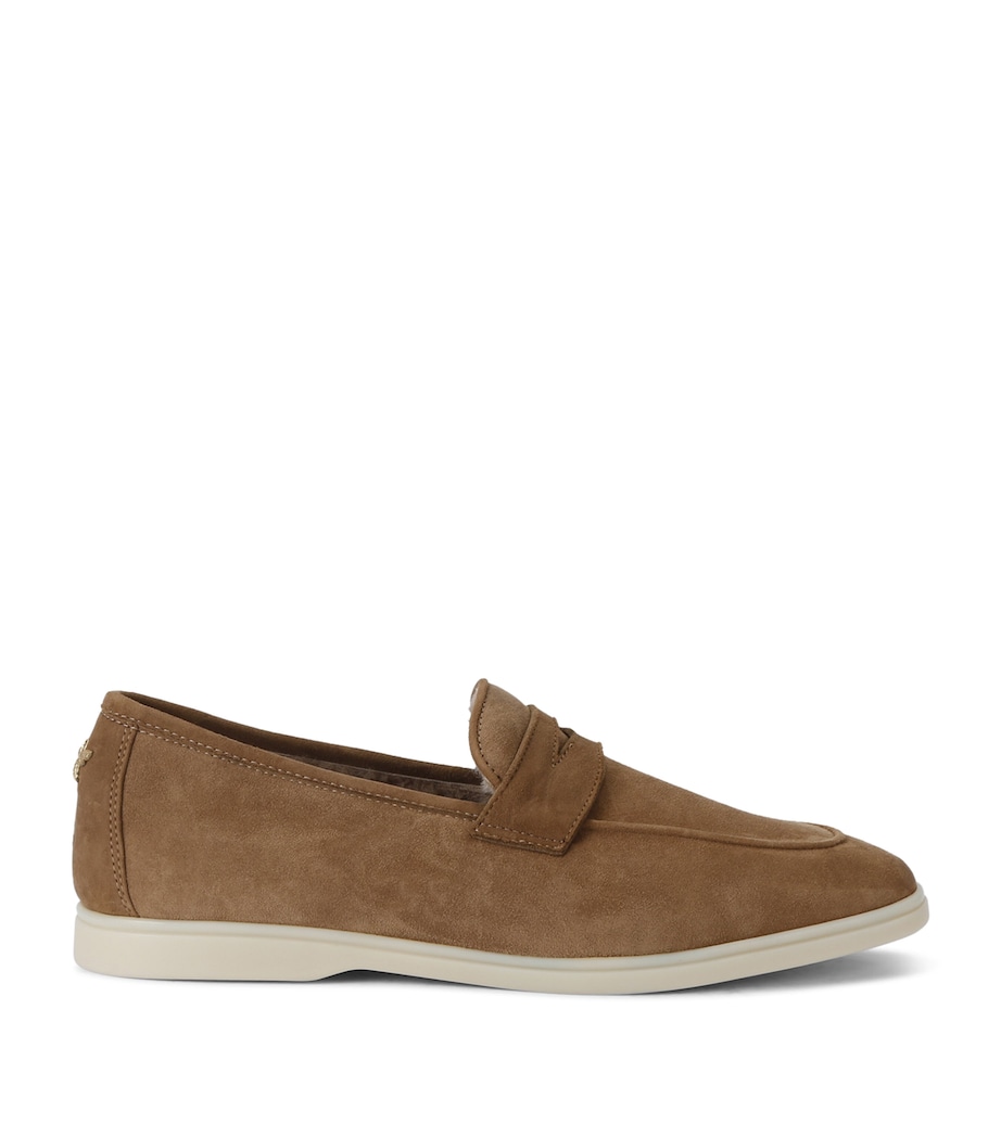 Bougeotte Suede Loisir Gommé Loafers Brown Image 1