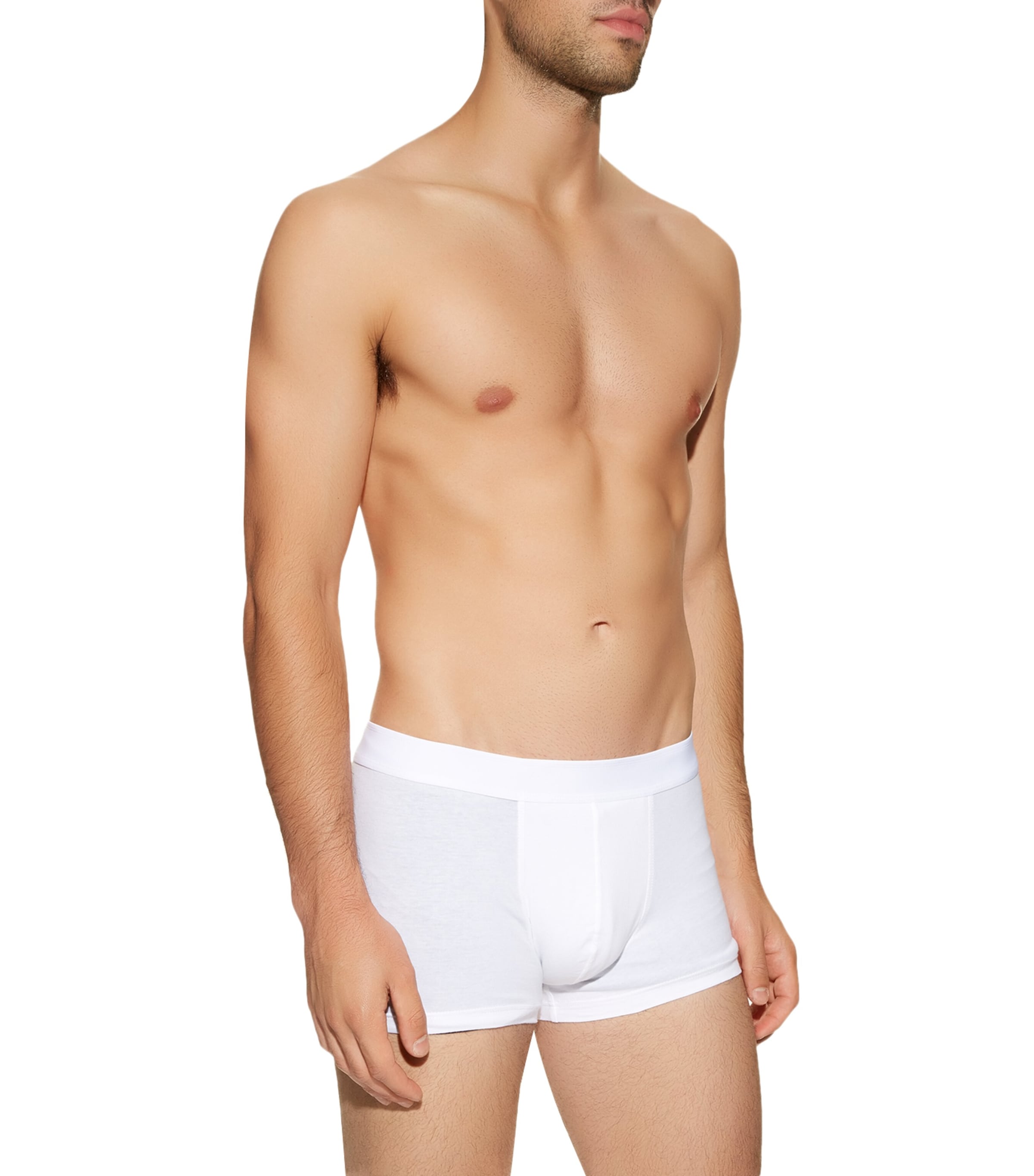 Premium Stretch Trunks WHITE Image 2