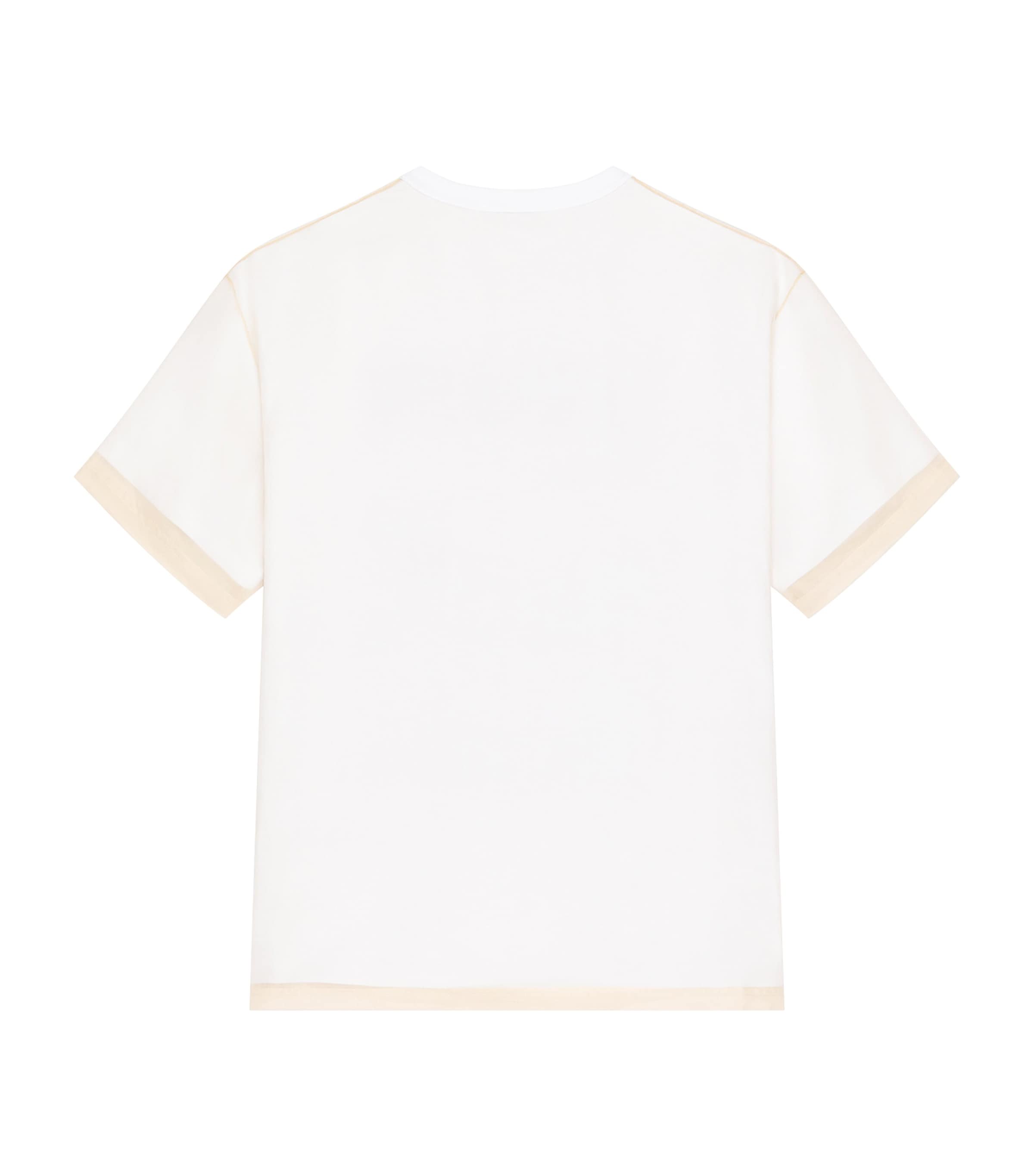 Cotton Graphic T-Shirt BEIGE Image 2