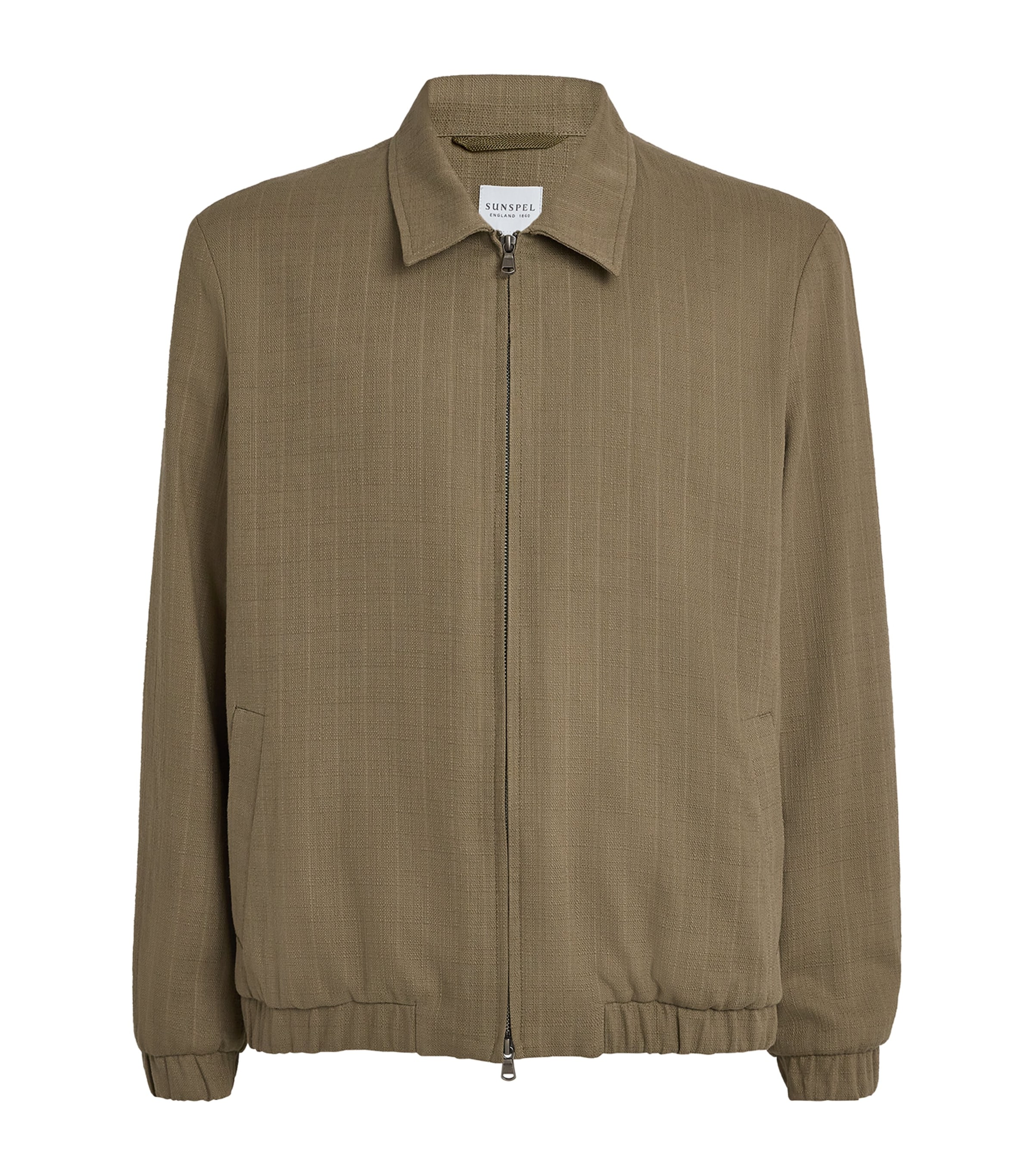 Cotton Blouson Jacket DARK STONE Image 1