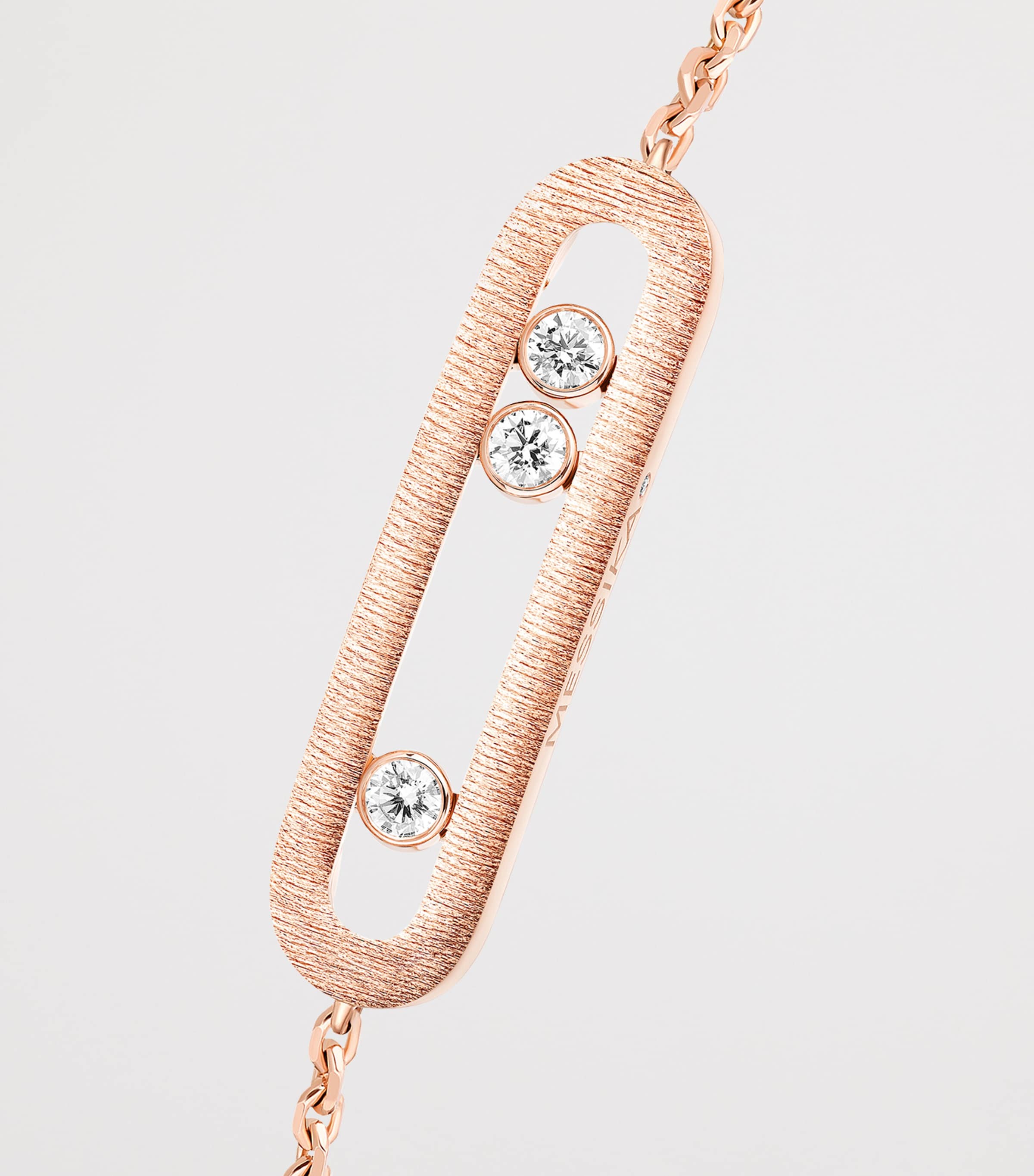 Messika Move Classique Pink Gold and Diamond Bracelet (0.30ct) Pink Gold Image 3