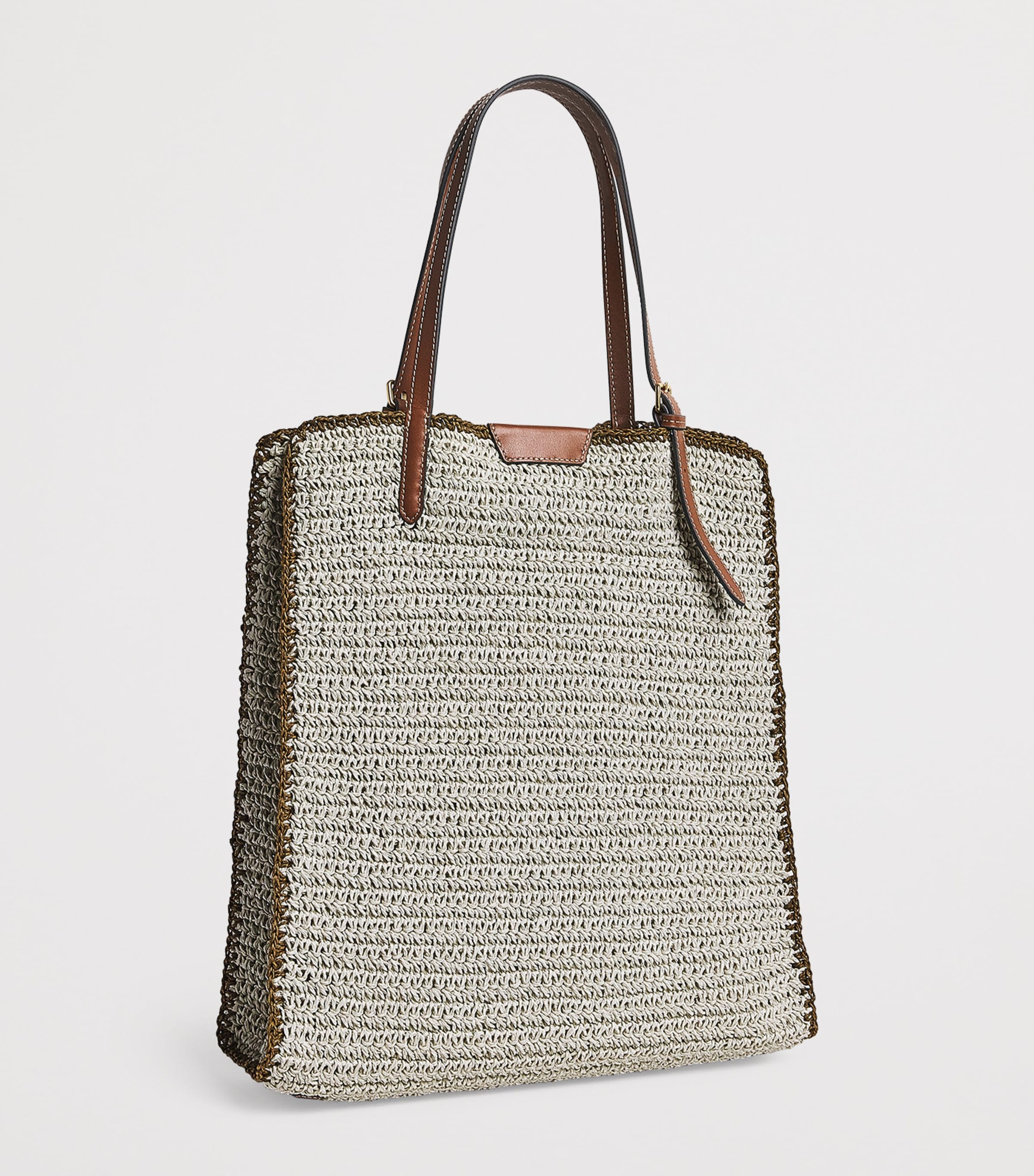 ANYA HINDMARCH☆Turtle Charm Woven Shopper Bag【UK発】 Anya Hindmarch Turtle Shopper Charm Bag | Green | FARFETCH