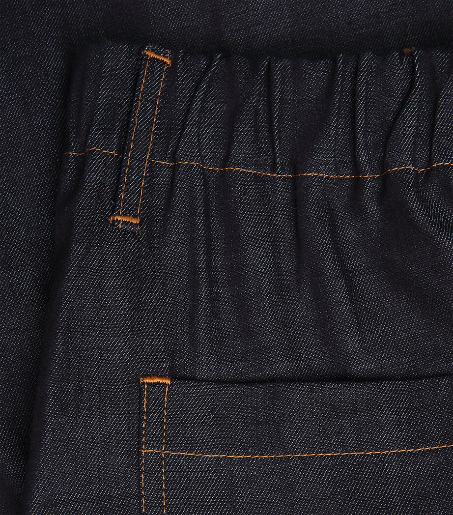 Palmer//Harding Womens Elara High-Rise Wide-Leg Jeans Indigo Denim Image 6